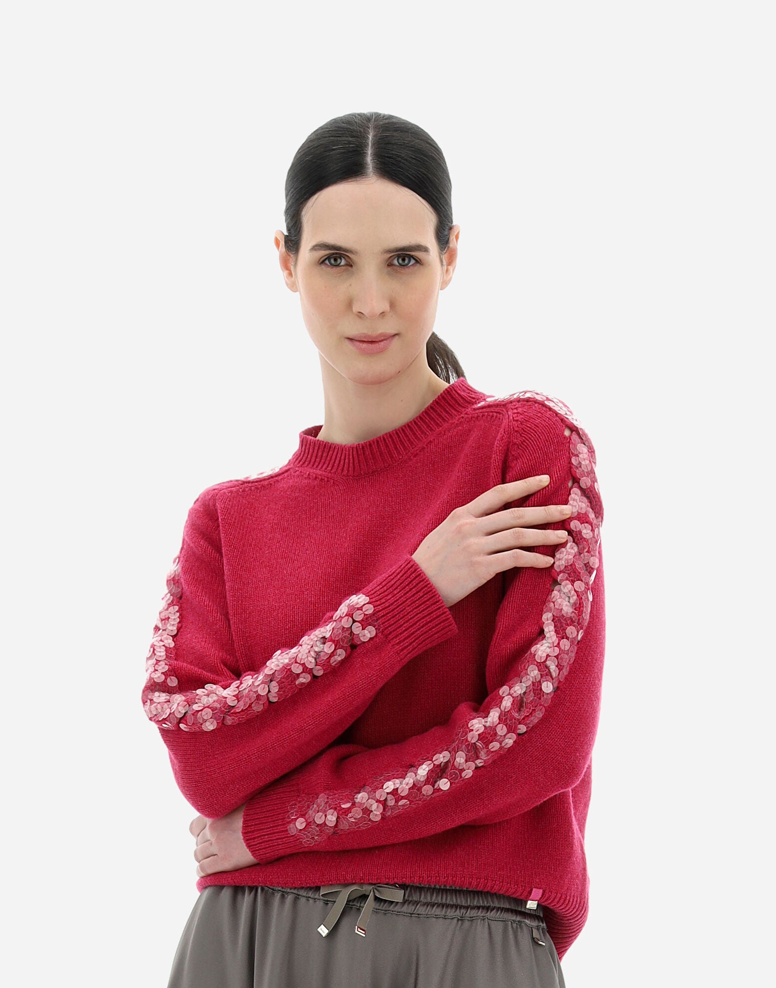 HERNO WOMEN'S SWEATER MG000116D-71112-4250 NWT