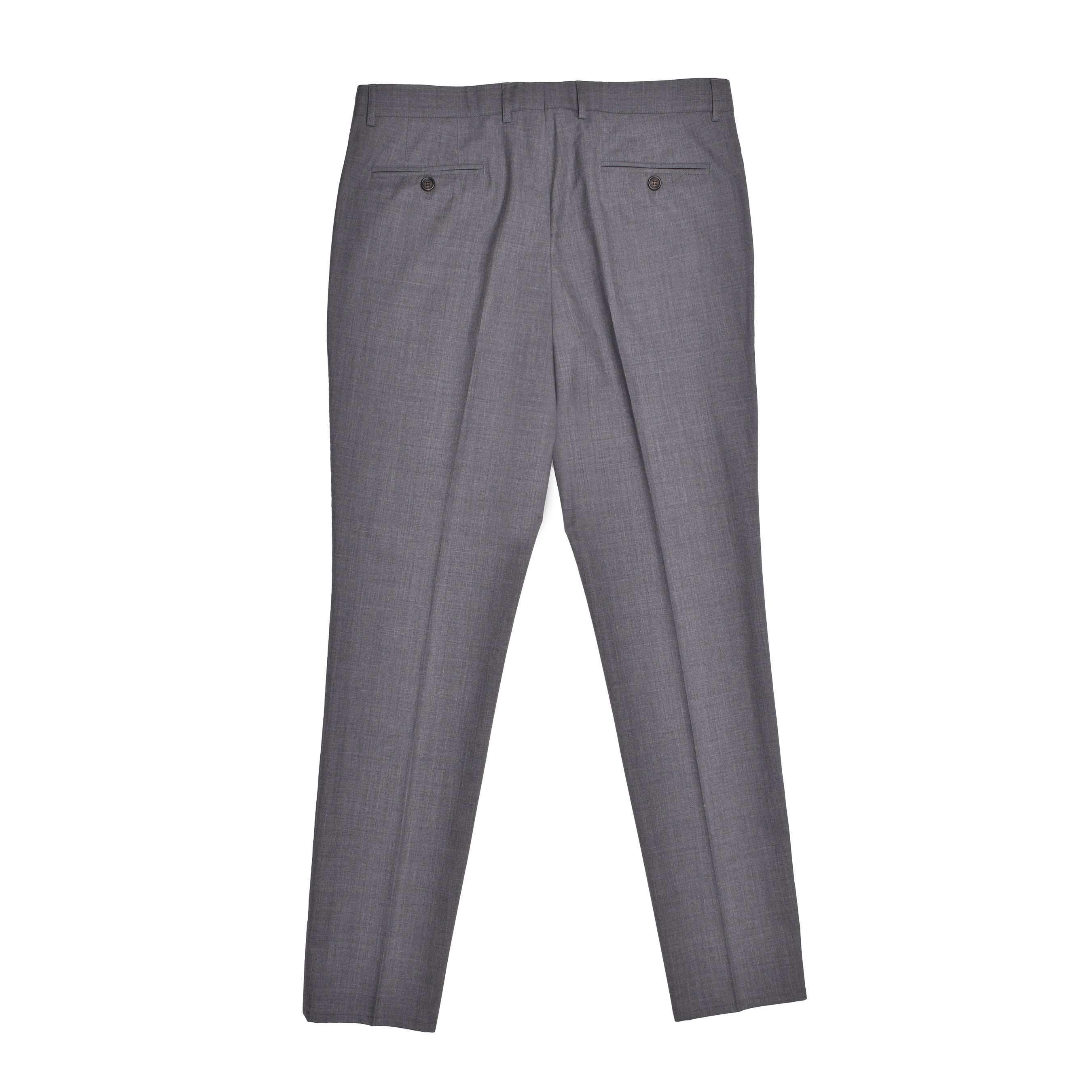 BRUNELLO CUCINELLI MEN'S 100% VIRGIN WOOL GRAY CASUAL DRESS PANTS/TROUSERS