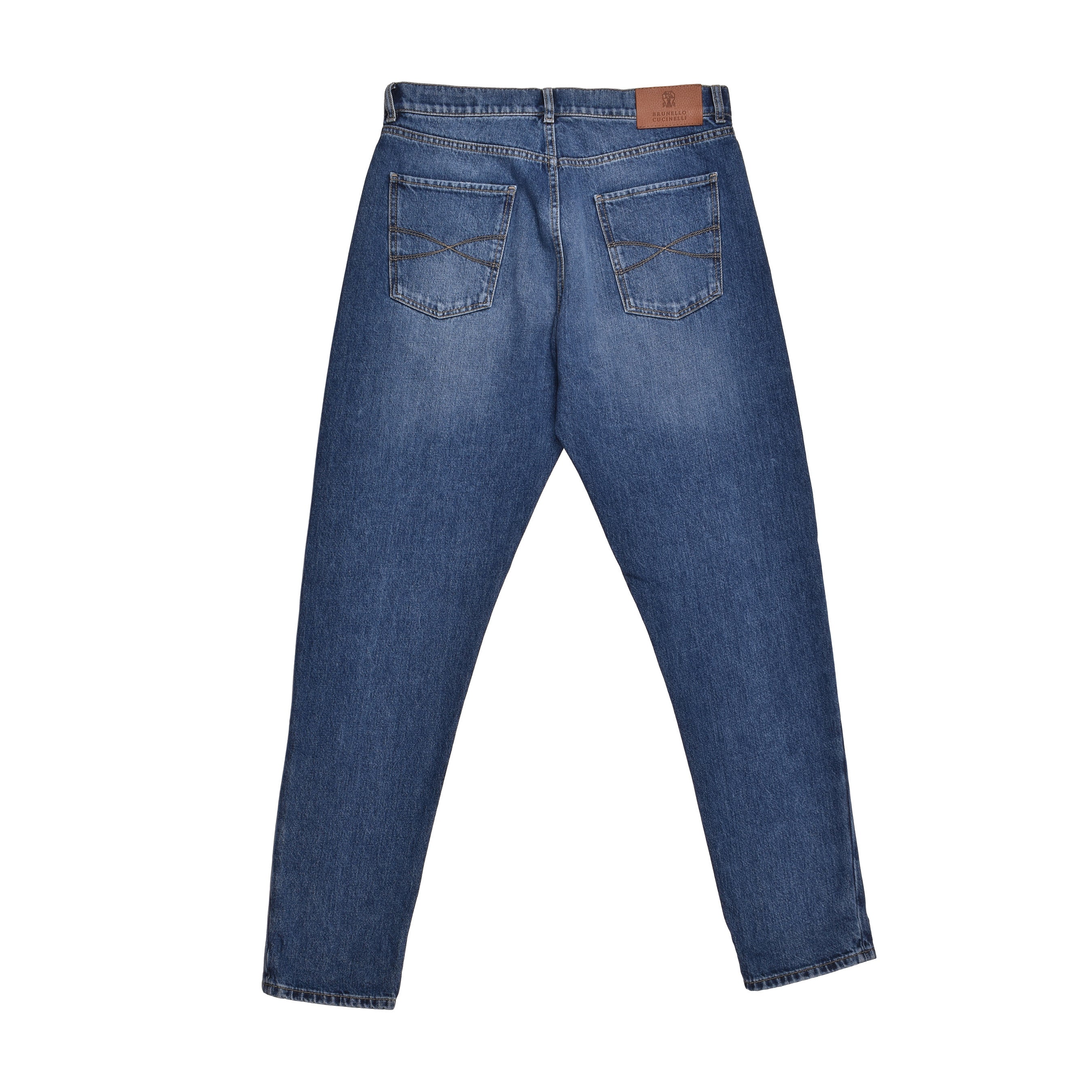 BRUNELLO CUCINELLI MEN'S ICONIC FIT FIVE POCKET DENIM STYLE JEAN PANTS NEW