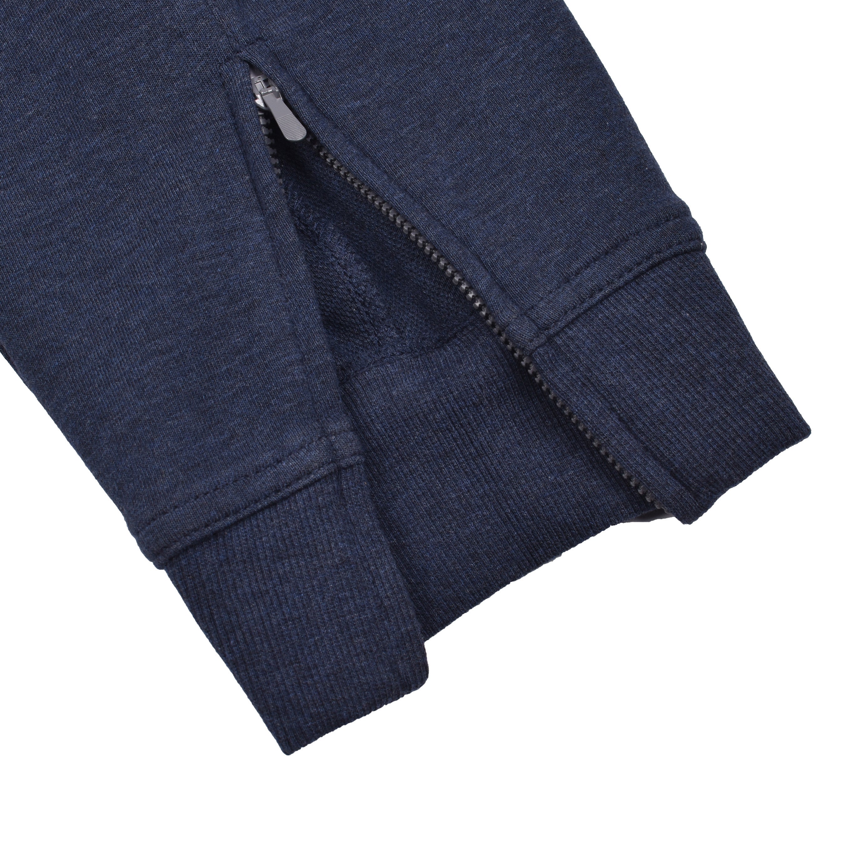 BRUNELLO CUCINELLI MEN'S NAVY COTTON TAPERED SWEATPANTS