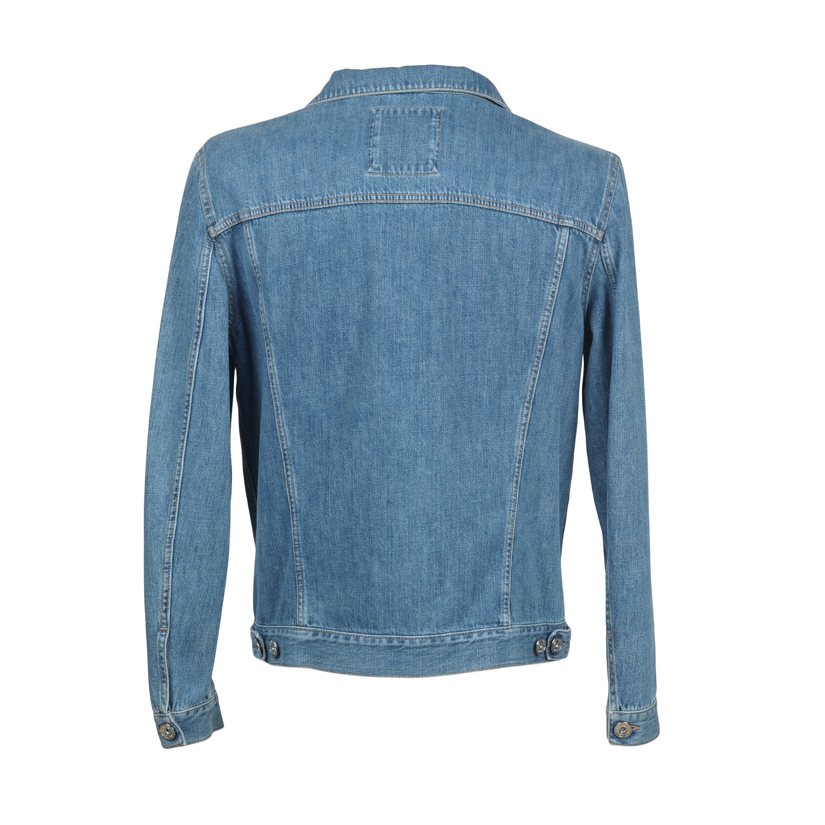 BRUNELLO CUCINELLI MEN'S LIGHT DENIM JACKET