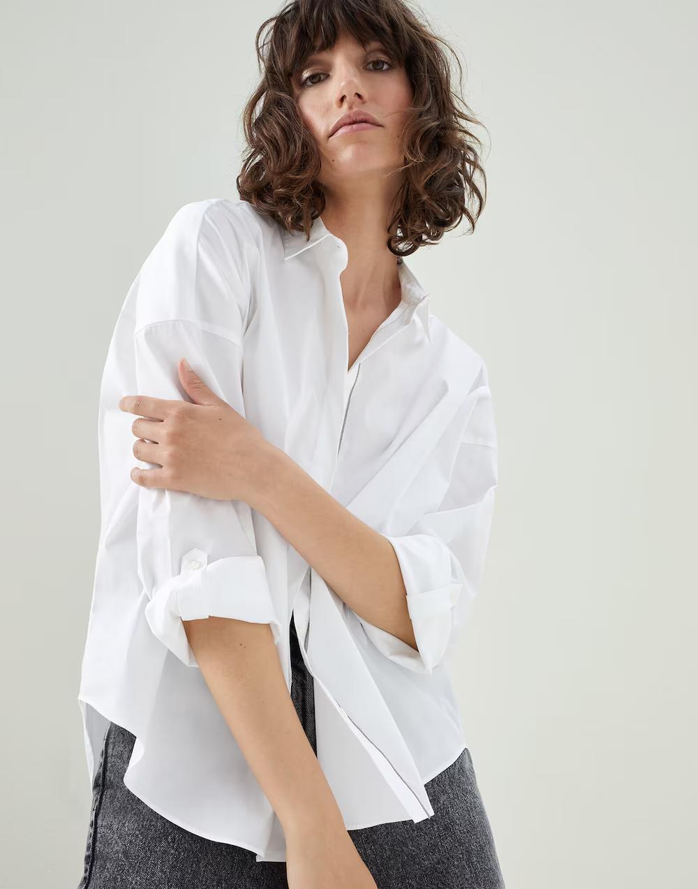 BRUNELLO CUCINELLI WOMEN'S SHIRT M0091MA226_C159 NWT