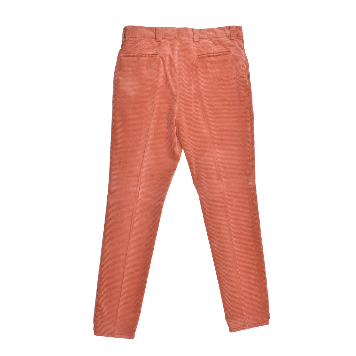 BRUNELLO CUCINELLI MEN'S RUST RELAXED FIT TROUSERS