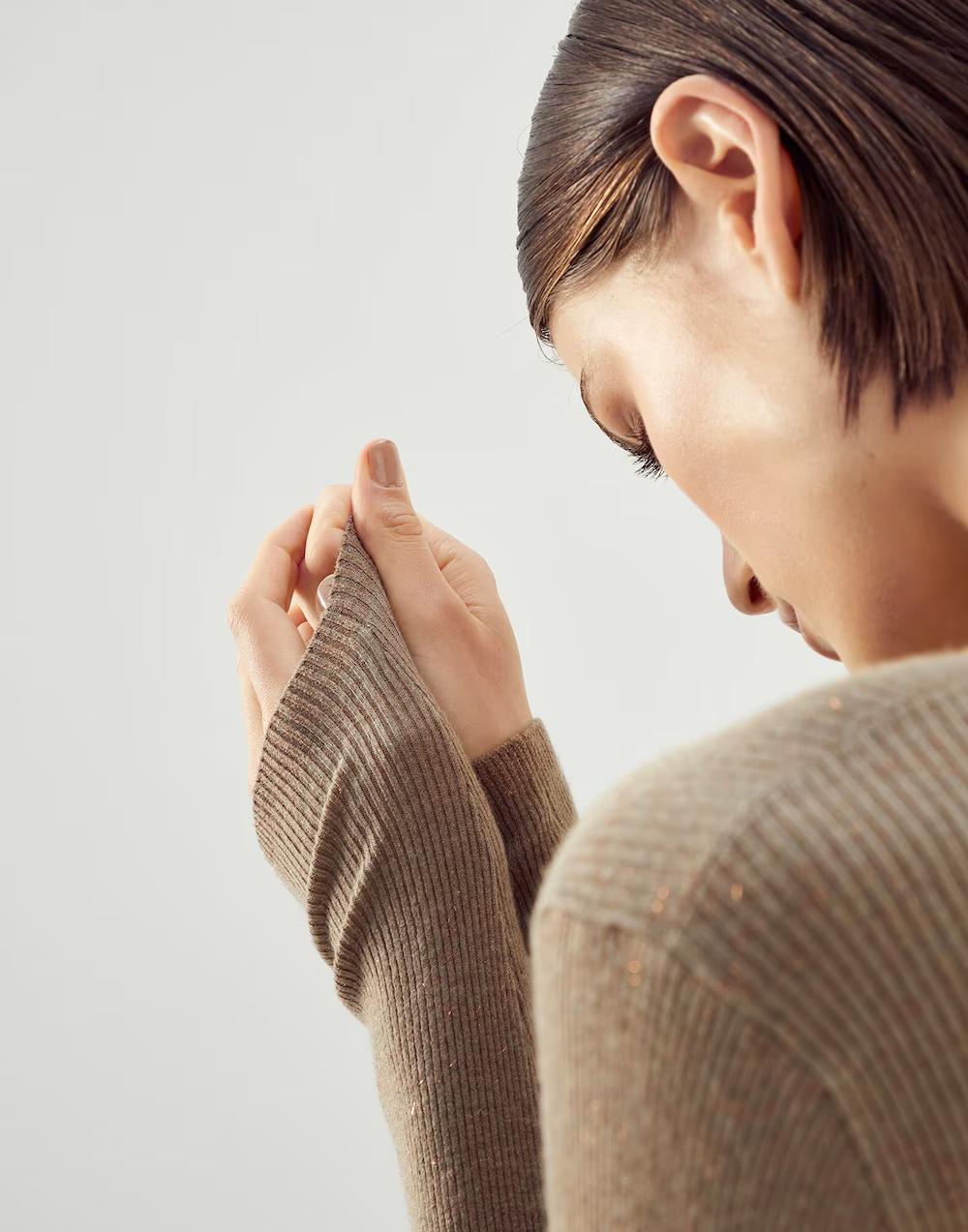 BRUNELLO CUCINELLI WOMEN'S SWEATER M9A823606_C9330 NWT