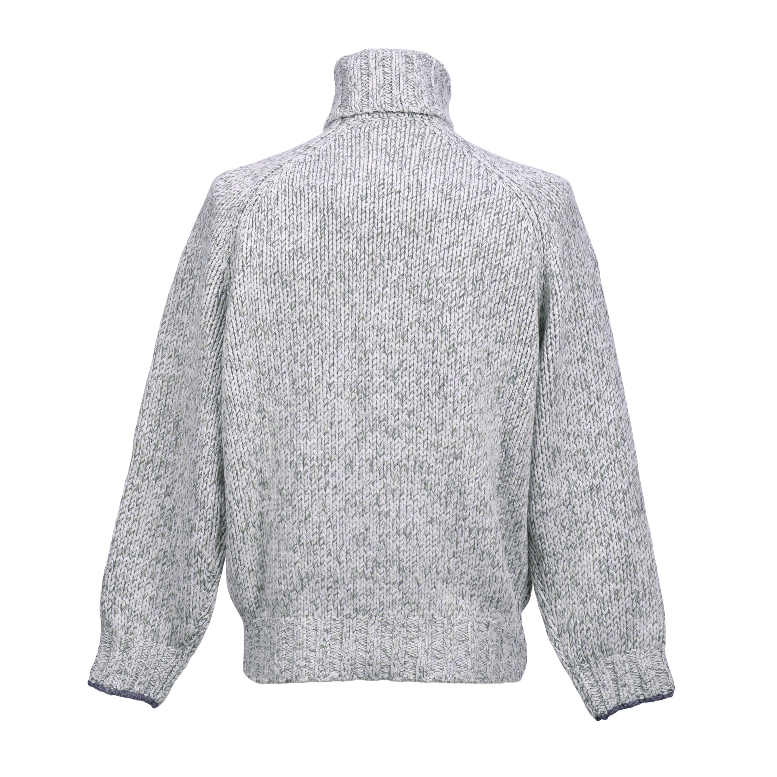 BRUNELLO CUCINELLI MEN'S HEAVY KNIT CASHMERE TURTLE NECK SWEATER /PULLOVER