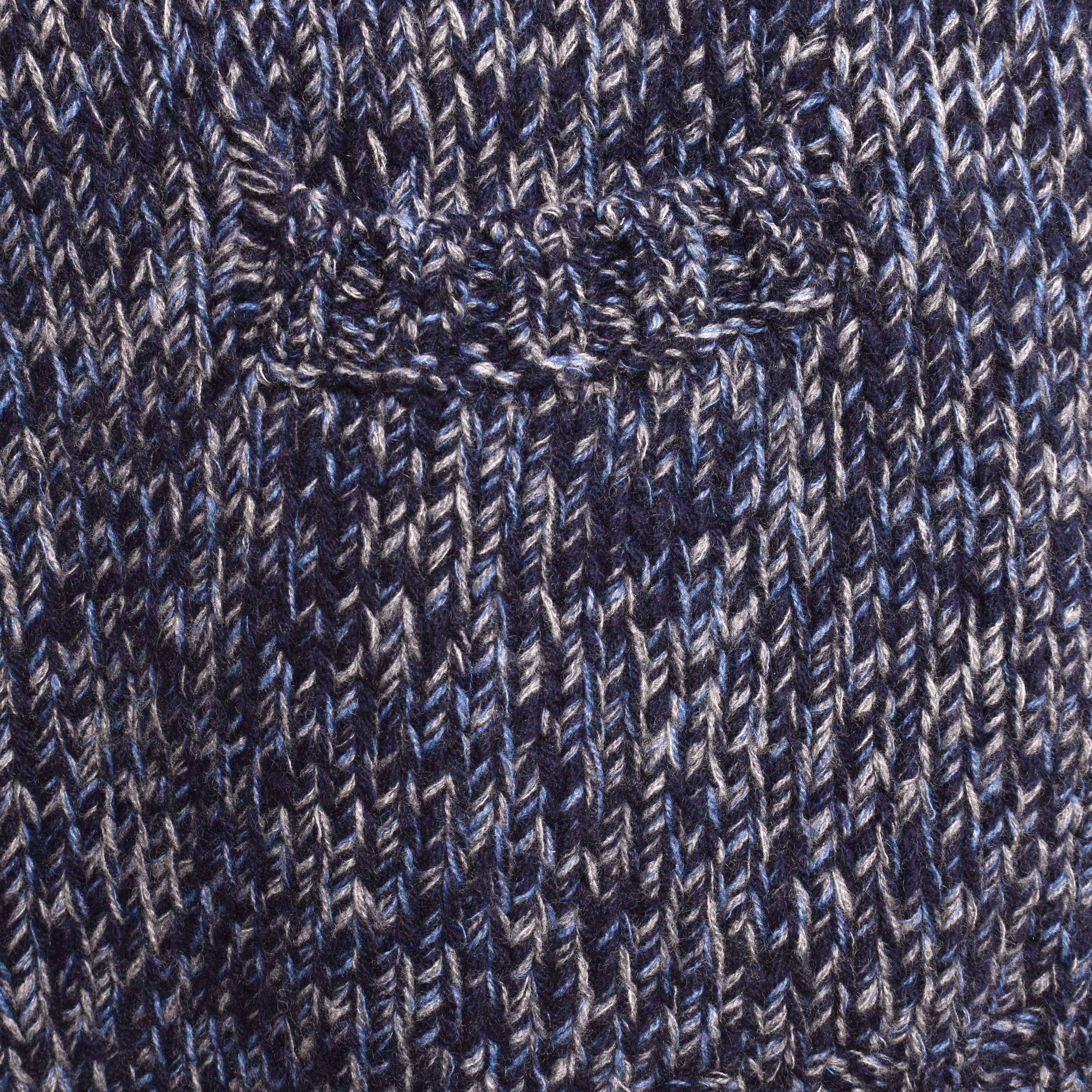 BRUNELLO CUCINELLI MEN'S BLUE CASHMERE BLEND KNIT CARDIGAN