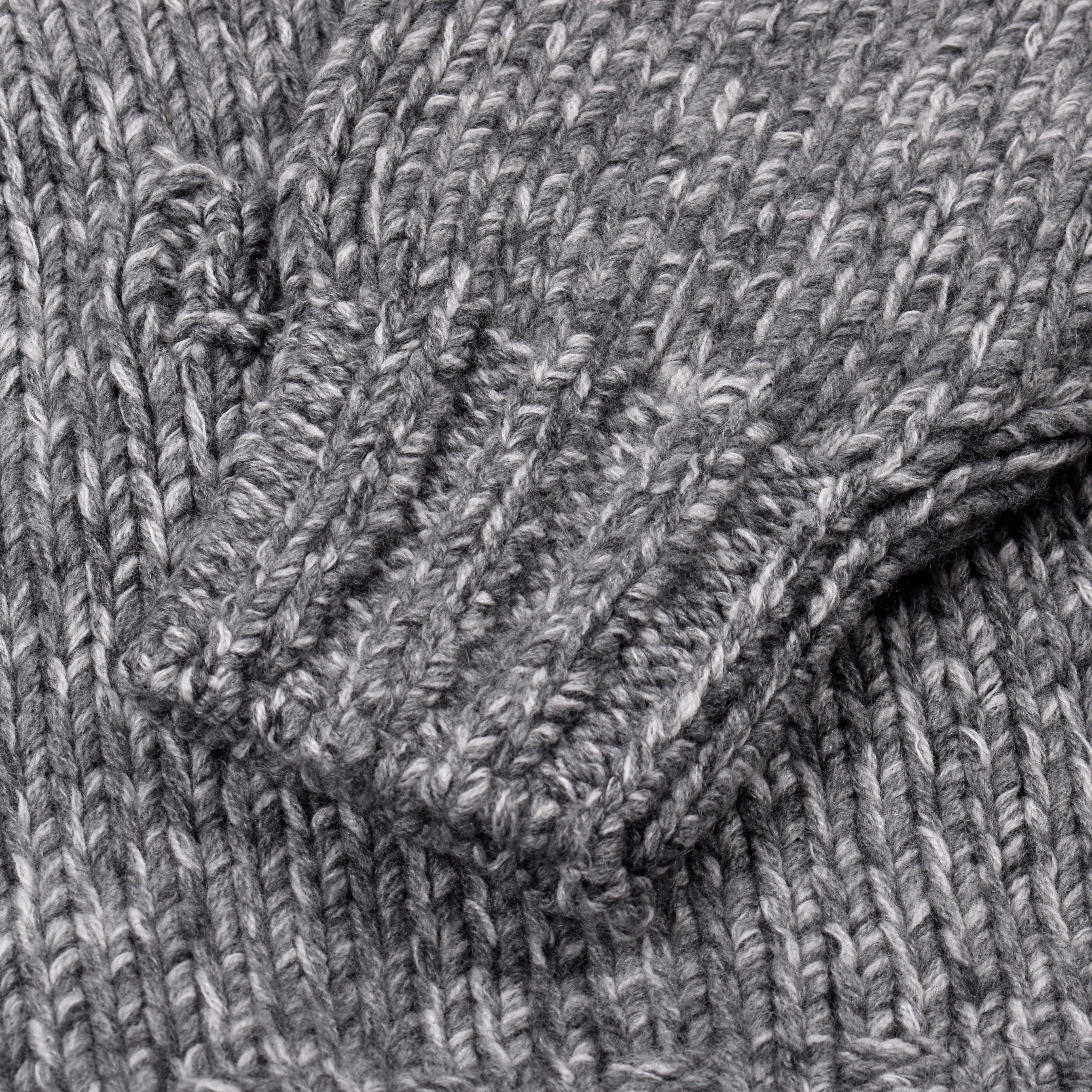 BRUNELLO CUCINELLI MEN'S GRAY CASHMERE BLEND KNIT CARDIGAN