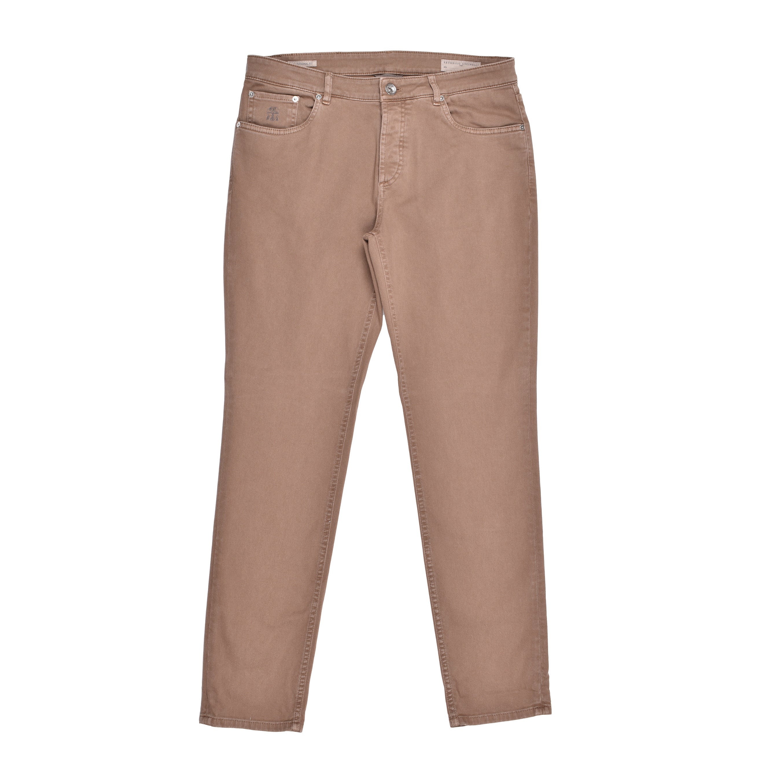 BRUNELLO CUCINELLI MEN'S TRADITIONAL FIT FIVE POCKET DENIM STYLE JEAN PANTS NEW