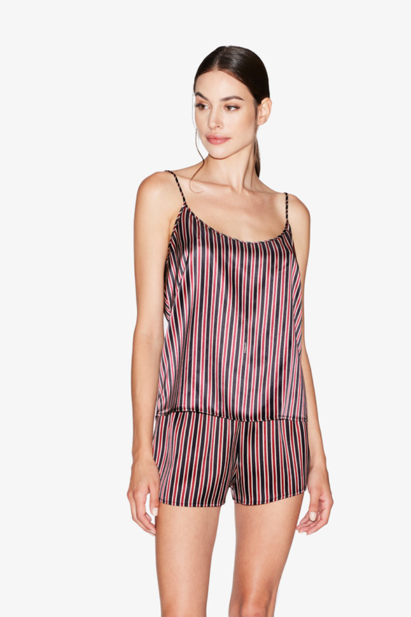 La Perla Silk Striped Camisole Top