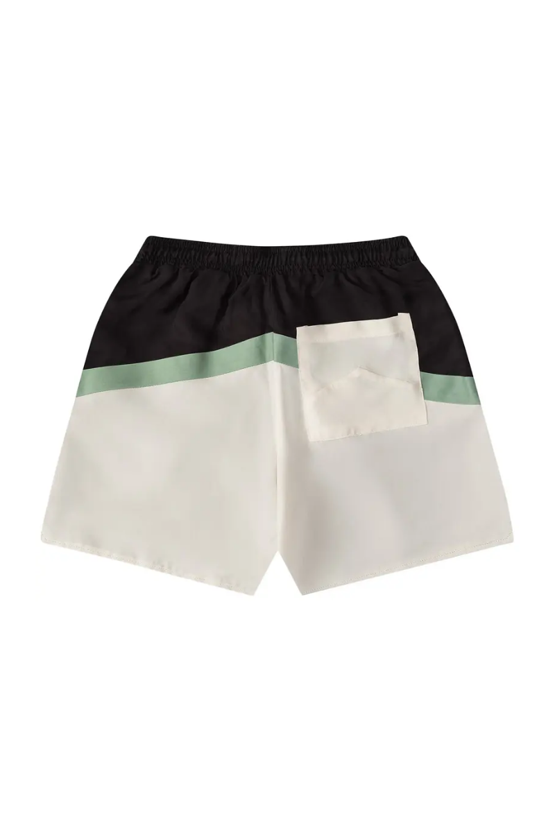 Rhude Awakeing Short Black/Green/Creme