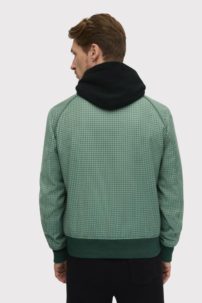 Frere Sage Suiting Bomber Houndstooth Jacket
