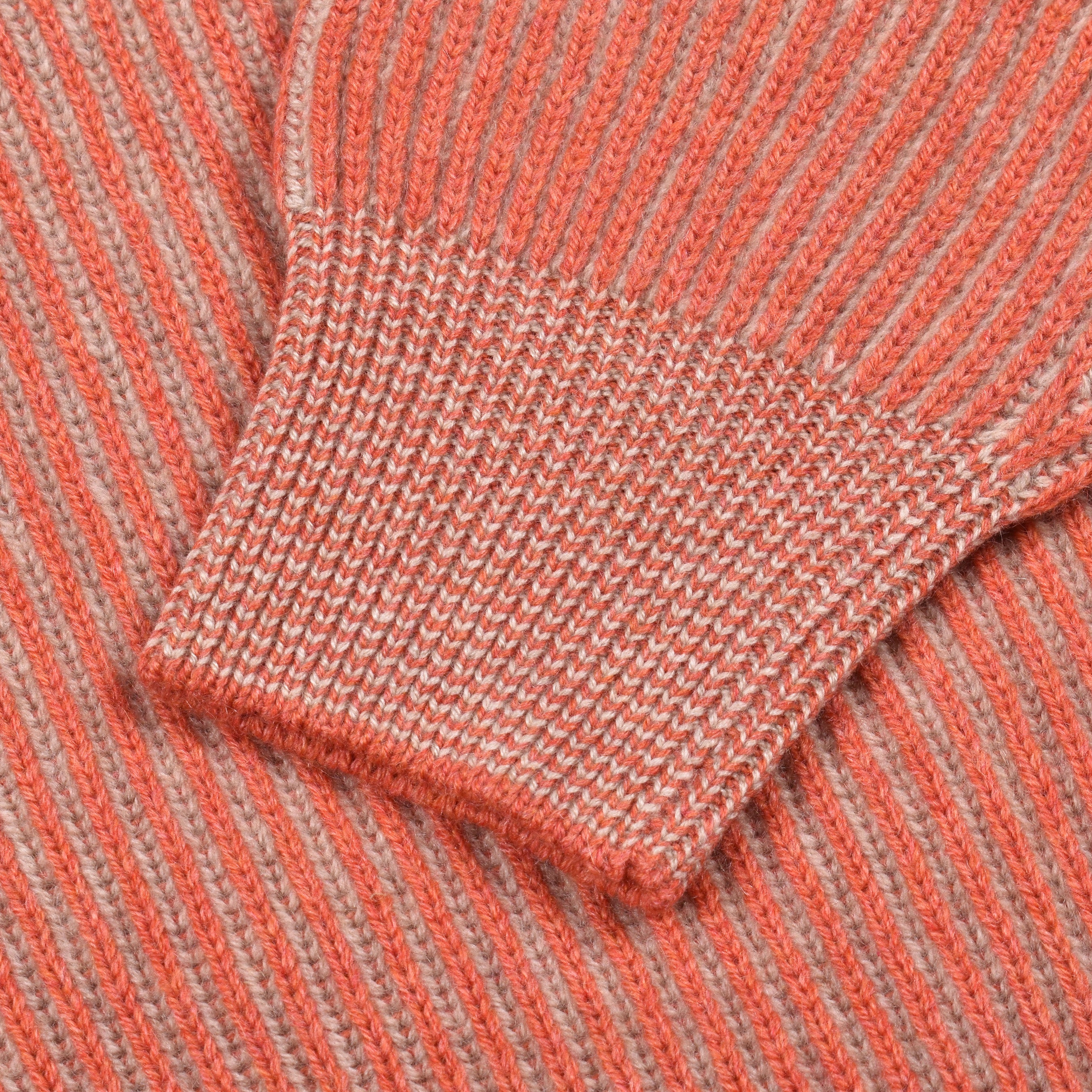 BRUNELLO CUCINELLI MEN'S CARROT CASHMERE CREW NECK SWEATER