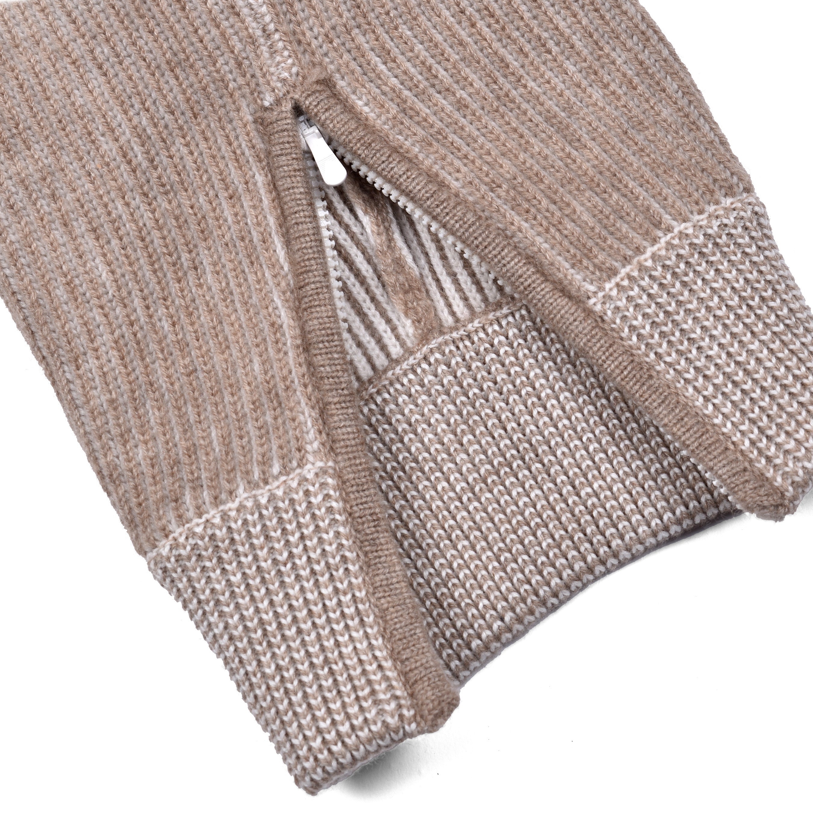 BRUNELLO CUCINELLI MEN'S CASHMERE RIB KNIT FASHION SWEATPANTS