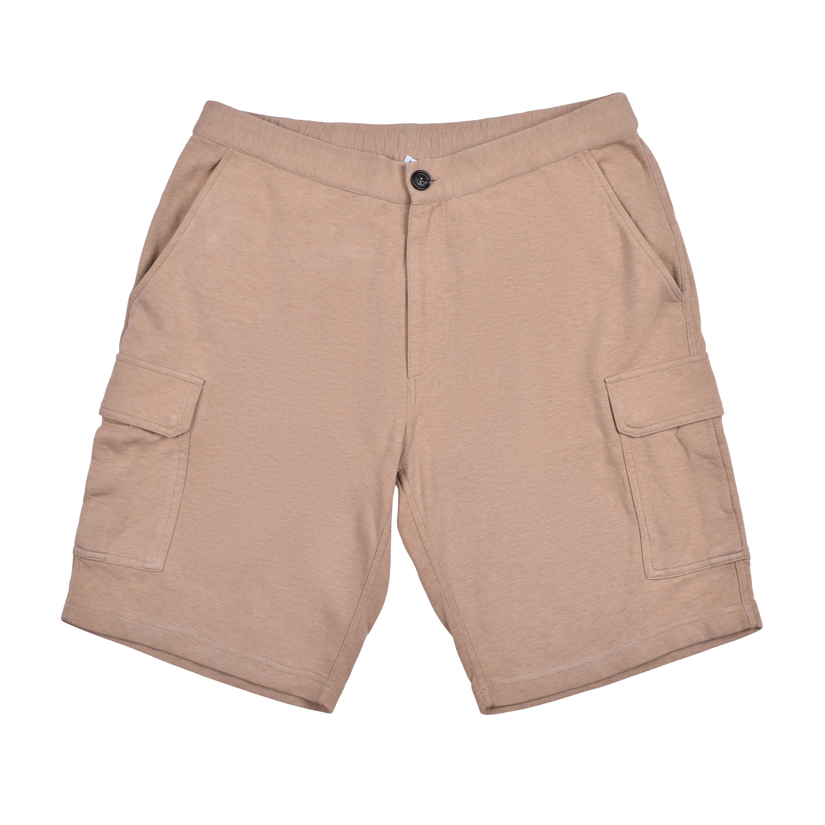 BRUNELLO CUCINELLI MEN'S BEIGE CARGO SHORTS