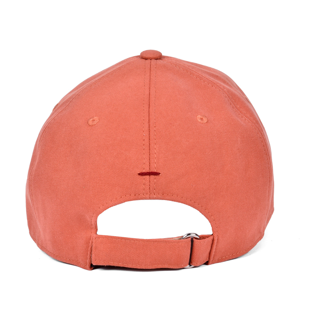 BRUNELLO CUCINELLI MEN'S PAPAYA COTTON LOGO BASEBALL CAP