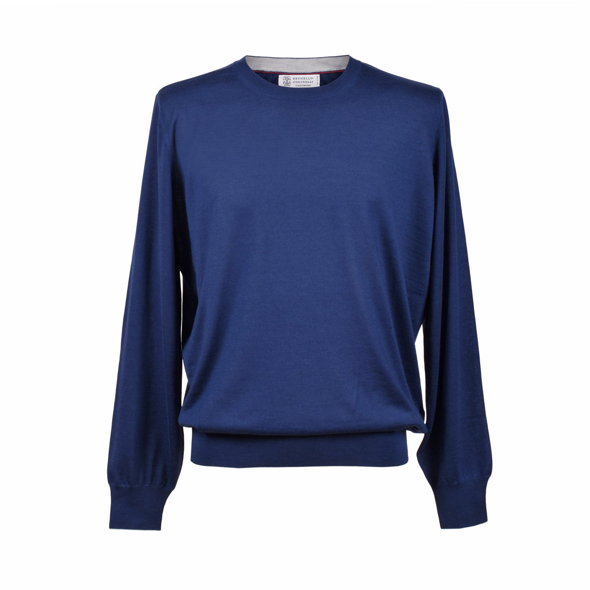 BRUNELLO CUCINELLI MEN'S OVERSEAS CREW NECK SWEATER