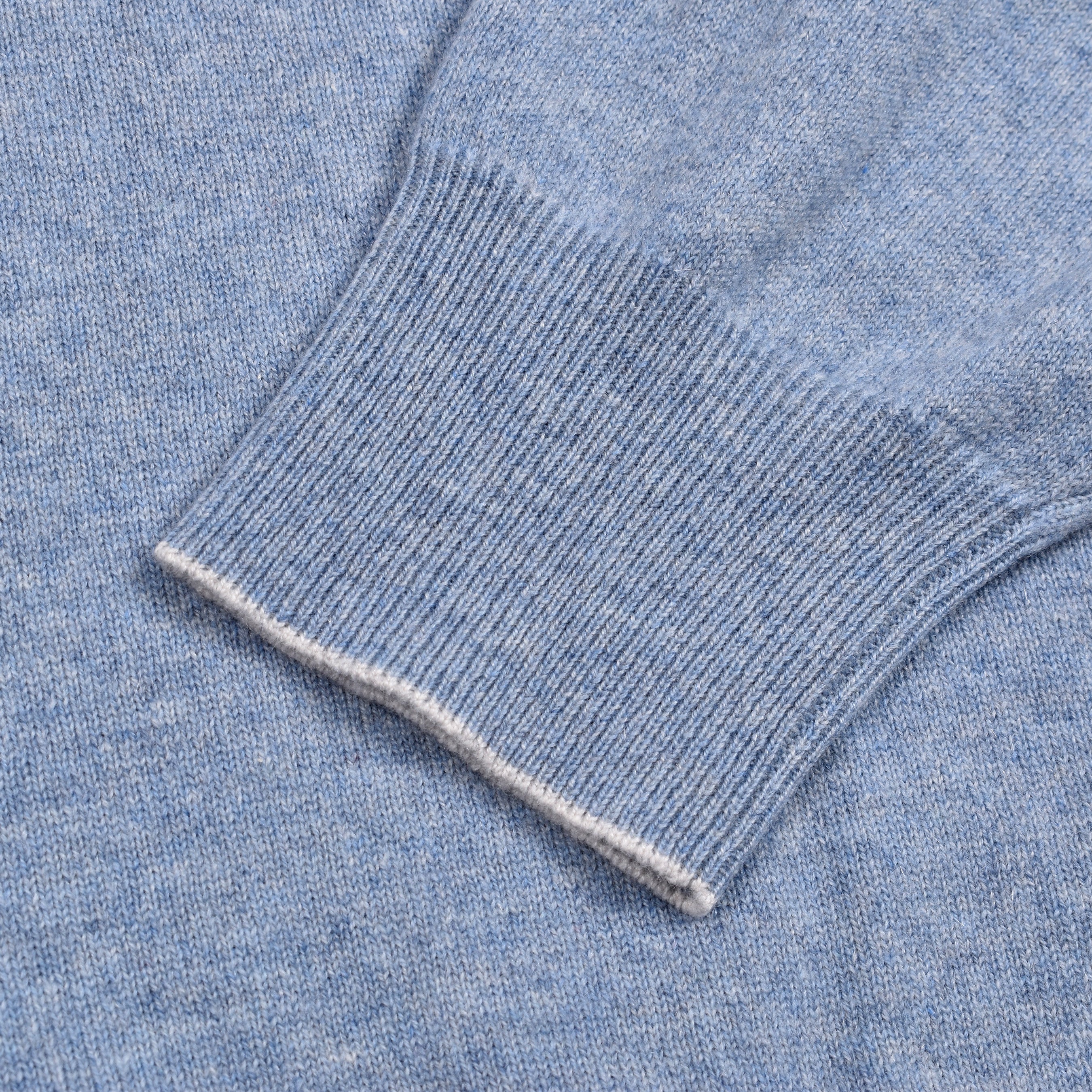 BRUNELLO CUCINELLI MEN'S 100% CASHMERE 1/4 ZIP UP SWEATER