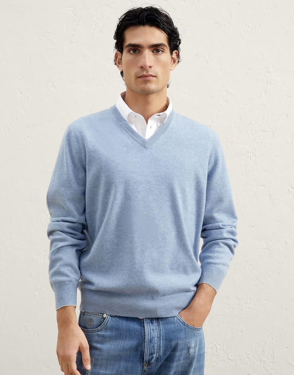 BRUNELLO CUCINELLI MEN'S SWEATER M2200162_CAS12 NWT
