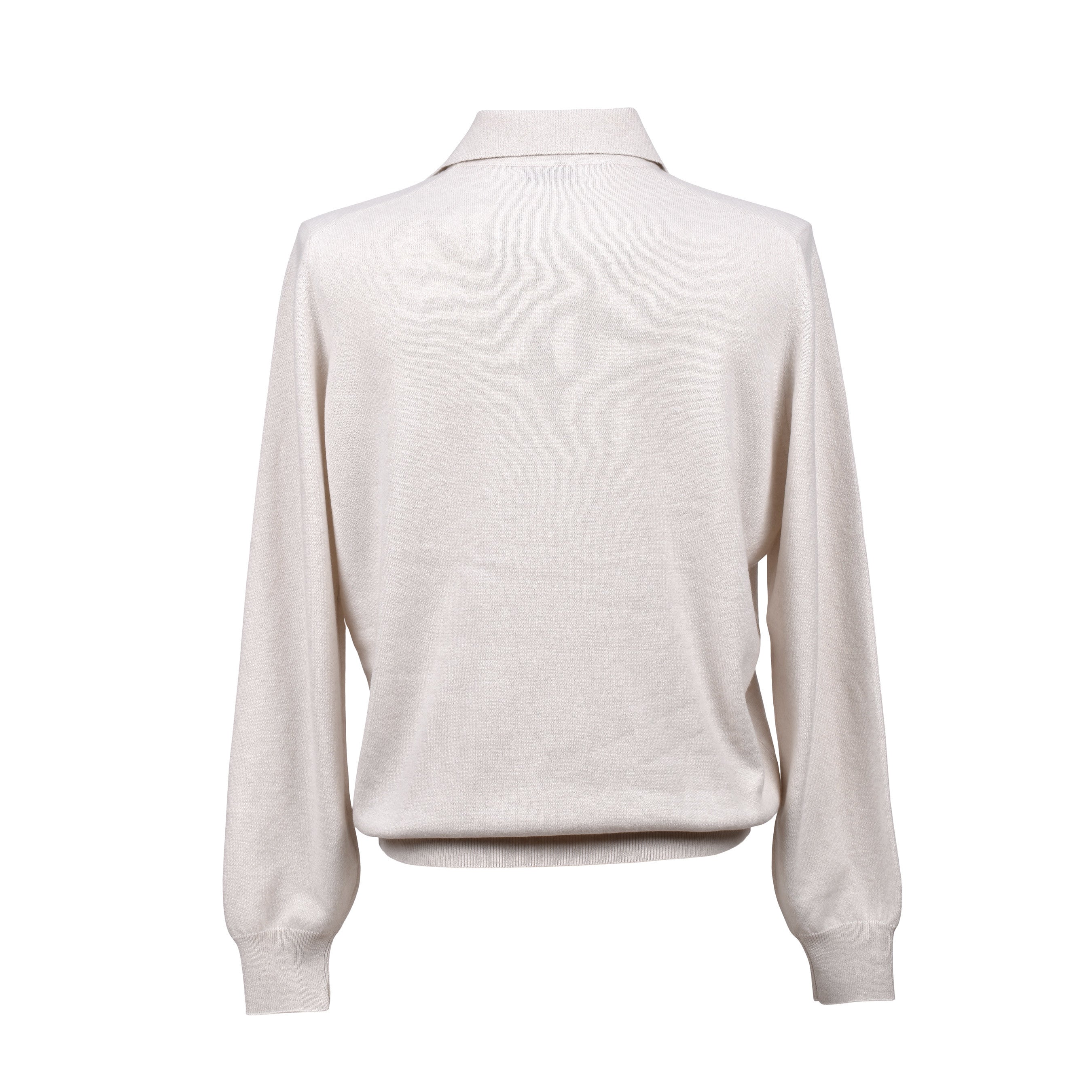 BRUNELLO CUCINELLI MEN'S 100% CASHMERE 1/4 BUTON SWEATER/PULLOVER