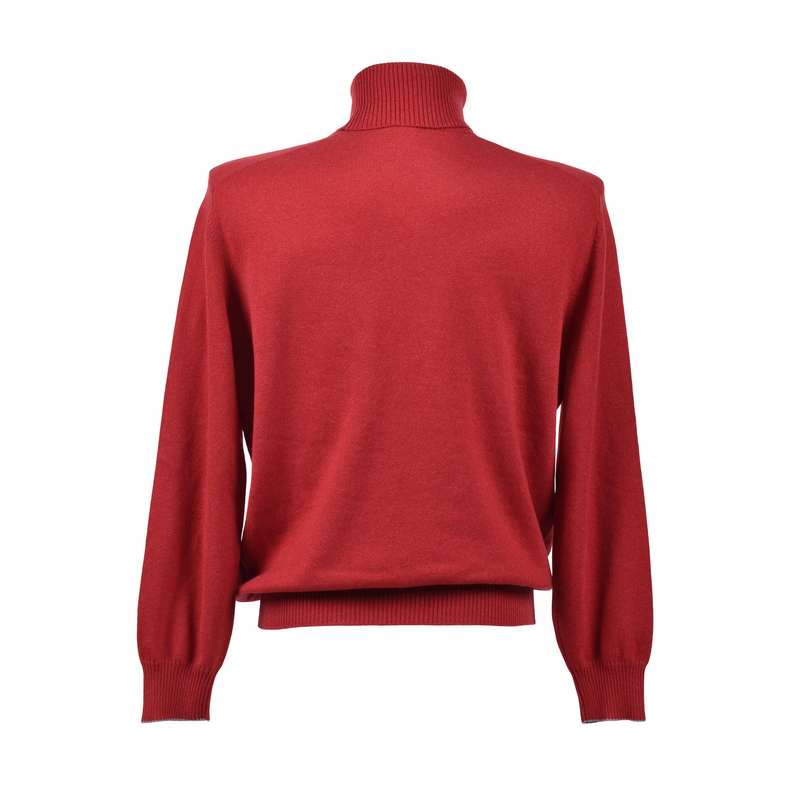 BRUNELLO CUCINELLI MEN'S 100% CASHMERE TURTLUE NECK SWEATER