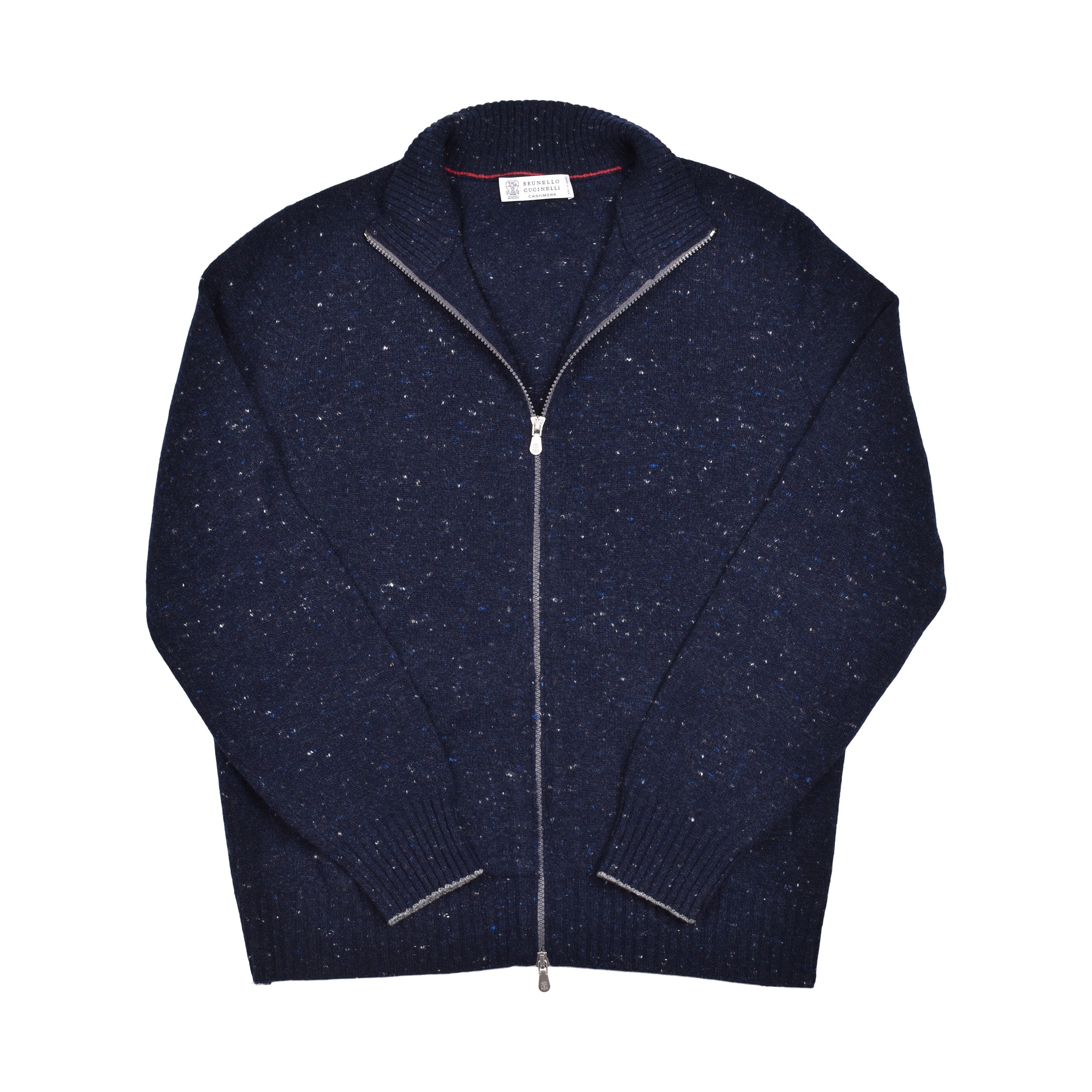BRUNELLO CUCINELLI MEN'S CASHMERE ZIP UP CARDIGAN SWEATER