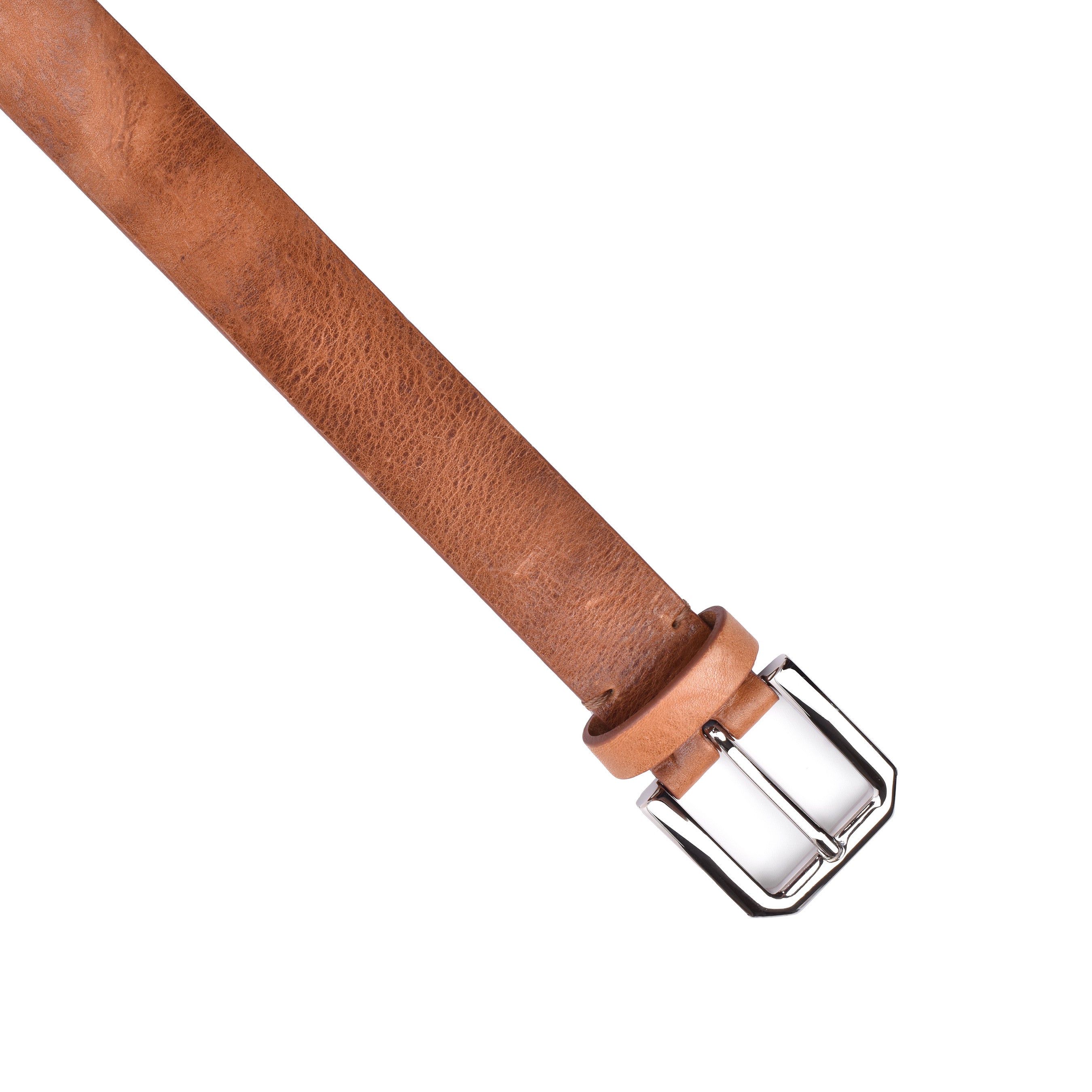 BRUNELLO CUCINELLI MEN'S 100% GENUINE LEATHER CASUAL BELT