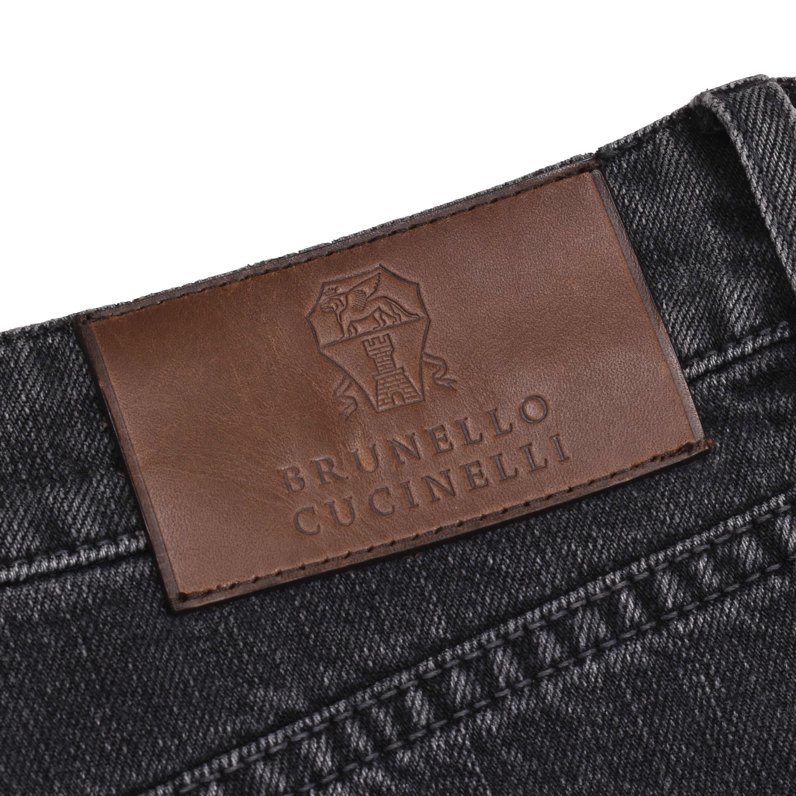 BRUNELLO CUCINELLI MEN'S 5 POCKET DENIM JEANS STYLE LEISURE FIT COTTON PANTS NEW