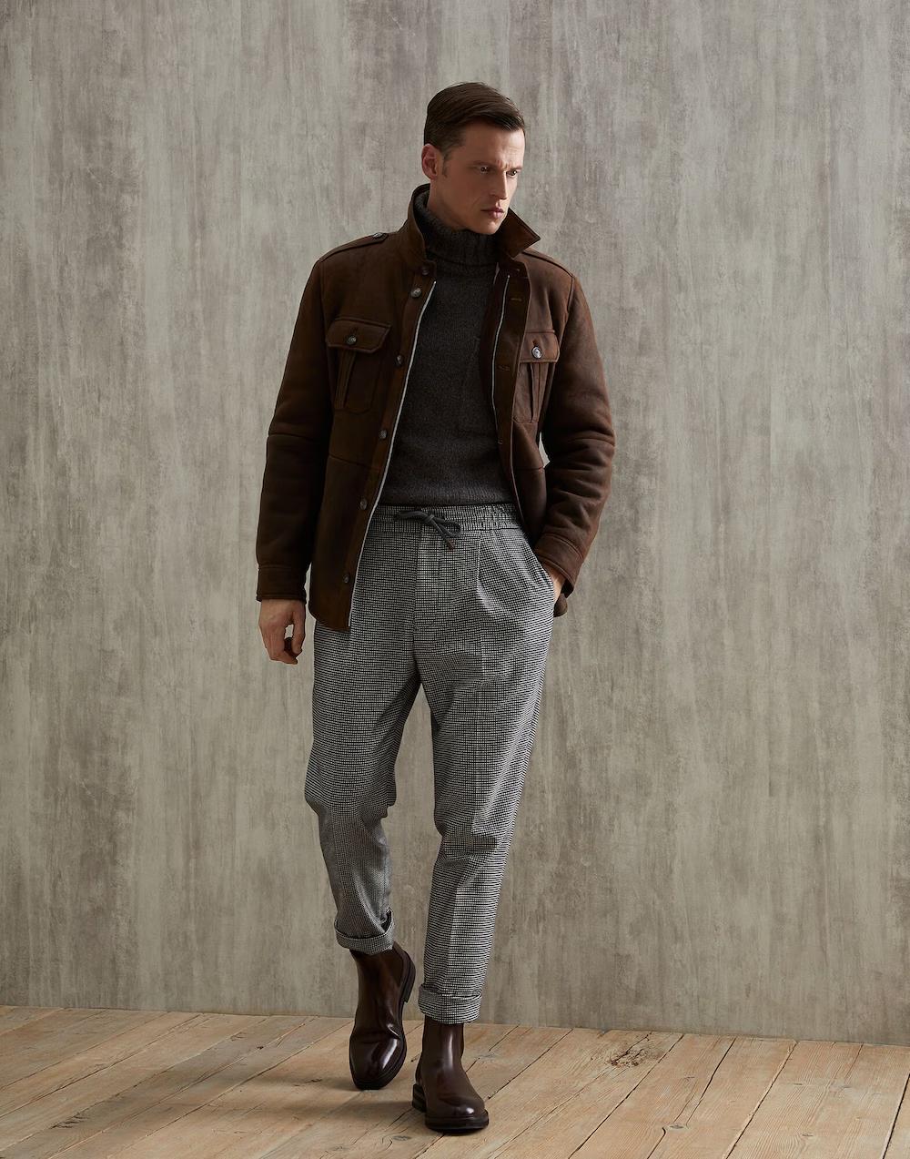 BRUNELLO CUCINELLI MEN'S PANTS ME252E1740_C1000 NWT