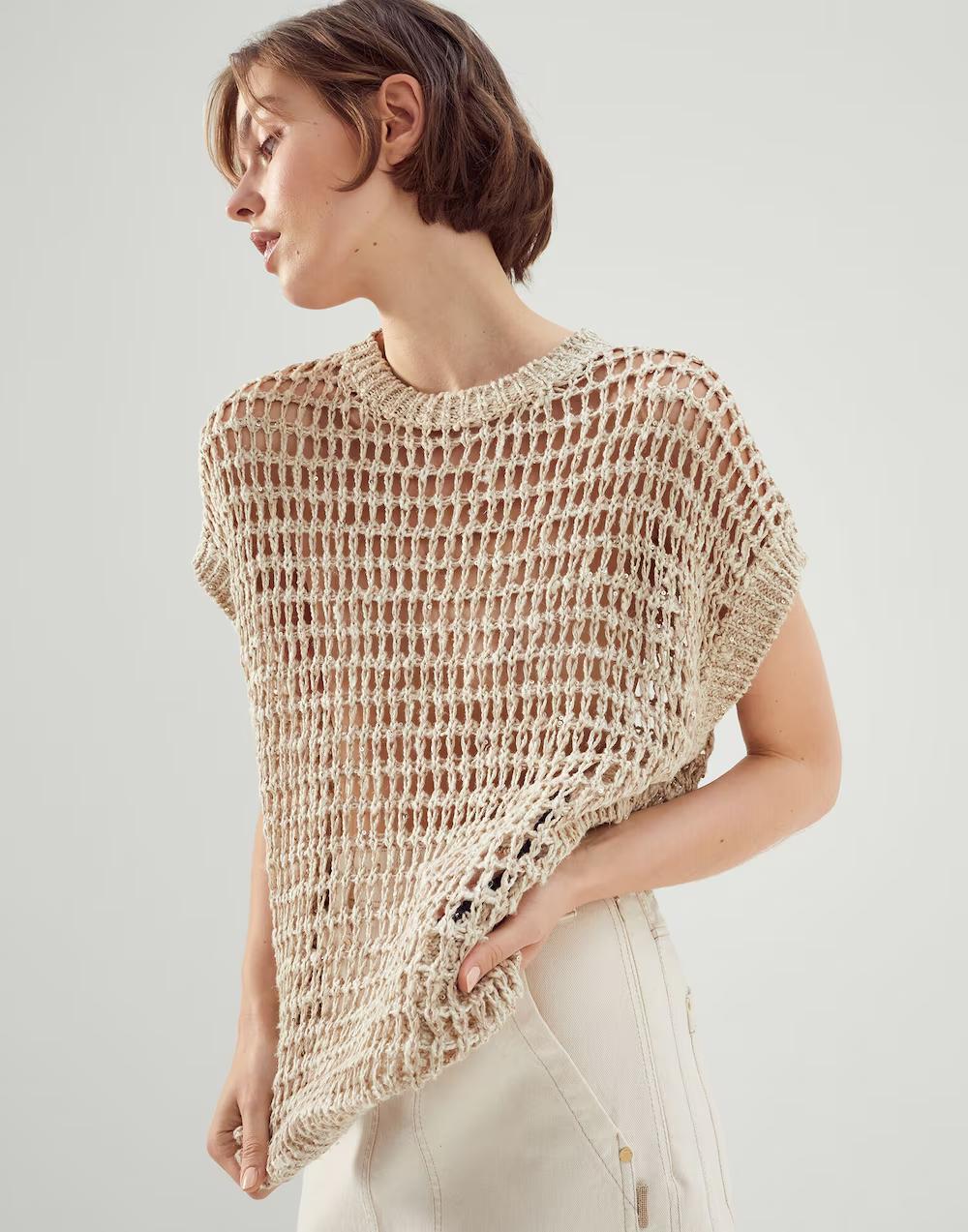 BRUNELLO CUCINELLI WOMEN'S SWEATER MDK332620_CLF43 NWT
