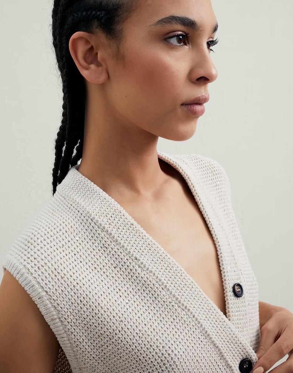 BRUNELLO CUCINELLI WOMEN'S SWEATER MDV726016_CJ430 NWT