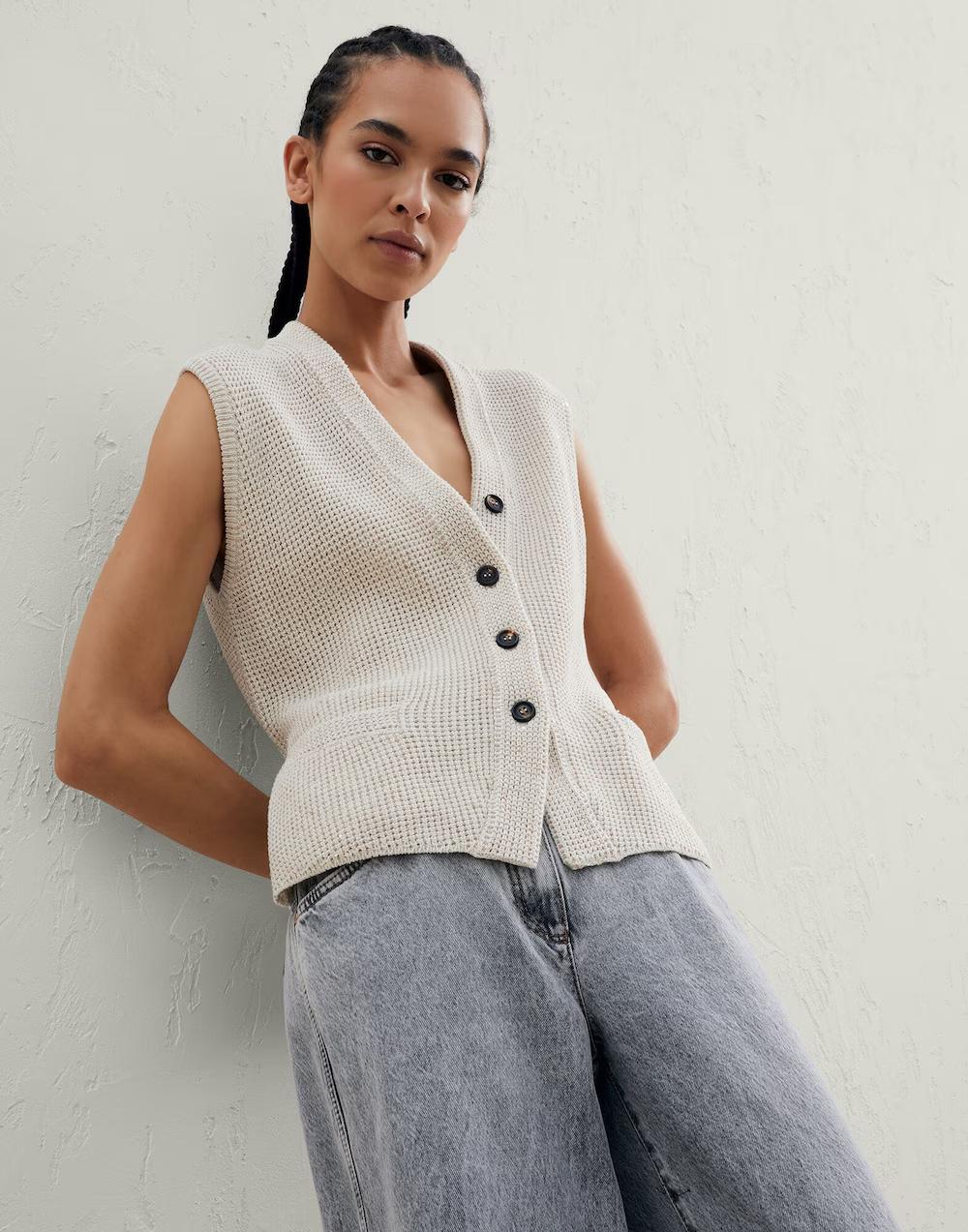 BRUNELLO CUCINELLI WOMEN'S SWEATER MDV726016_CJ430 NWT