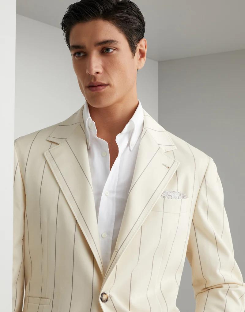 BRUNELLO CUCINELLI MEN'S BLAZER MD4947BTD_C010 NWT