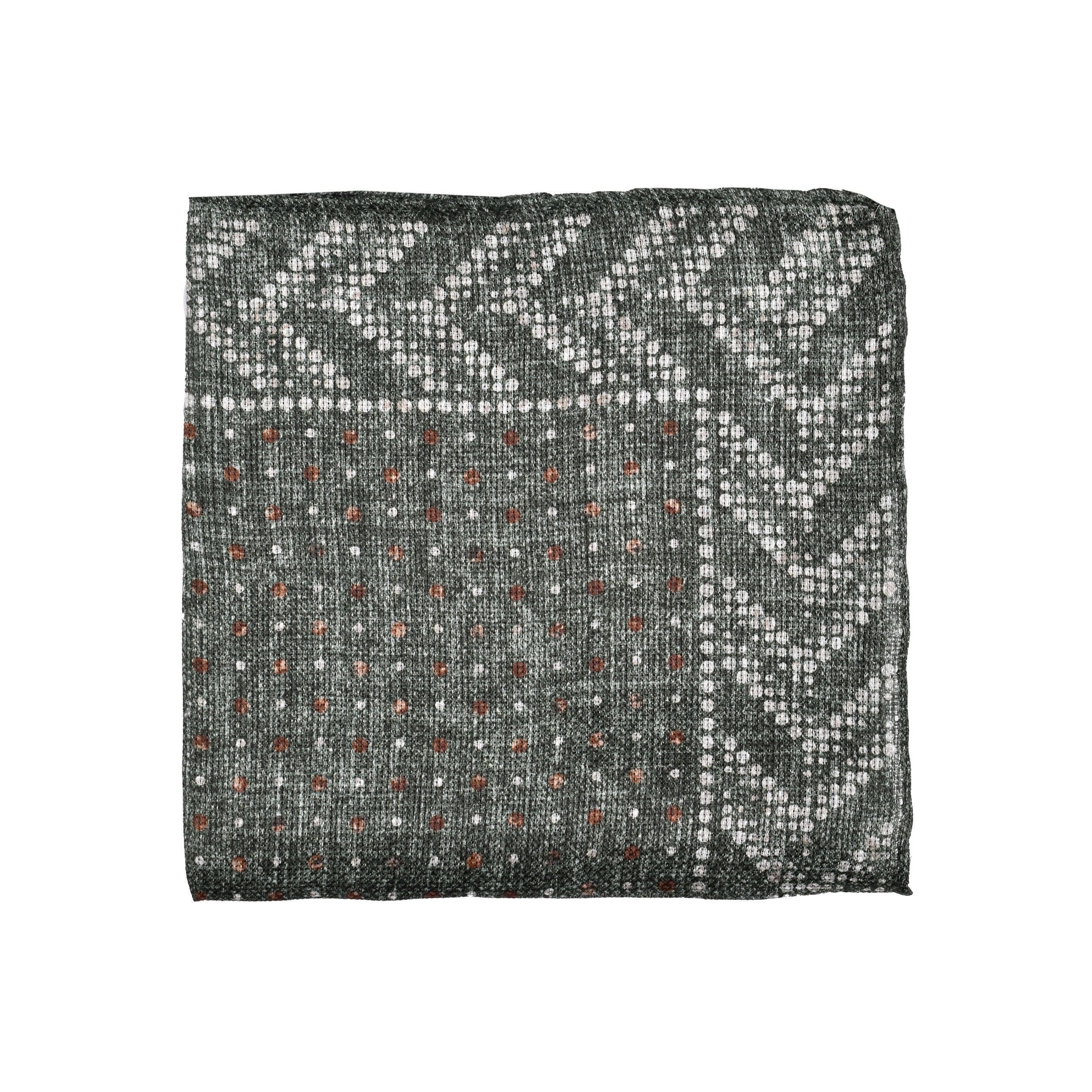 BRUNELLO CUCINELLI MEN'S LINEN BLEND POCKET SQUARE