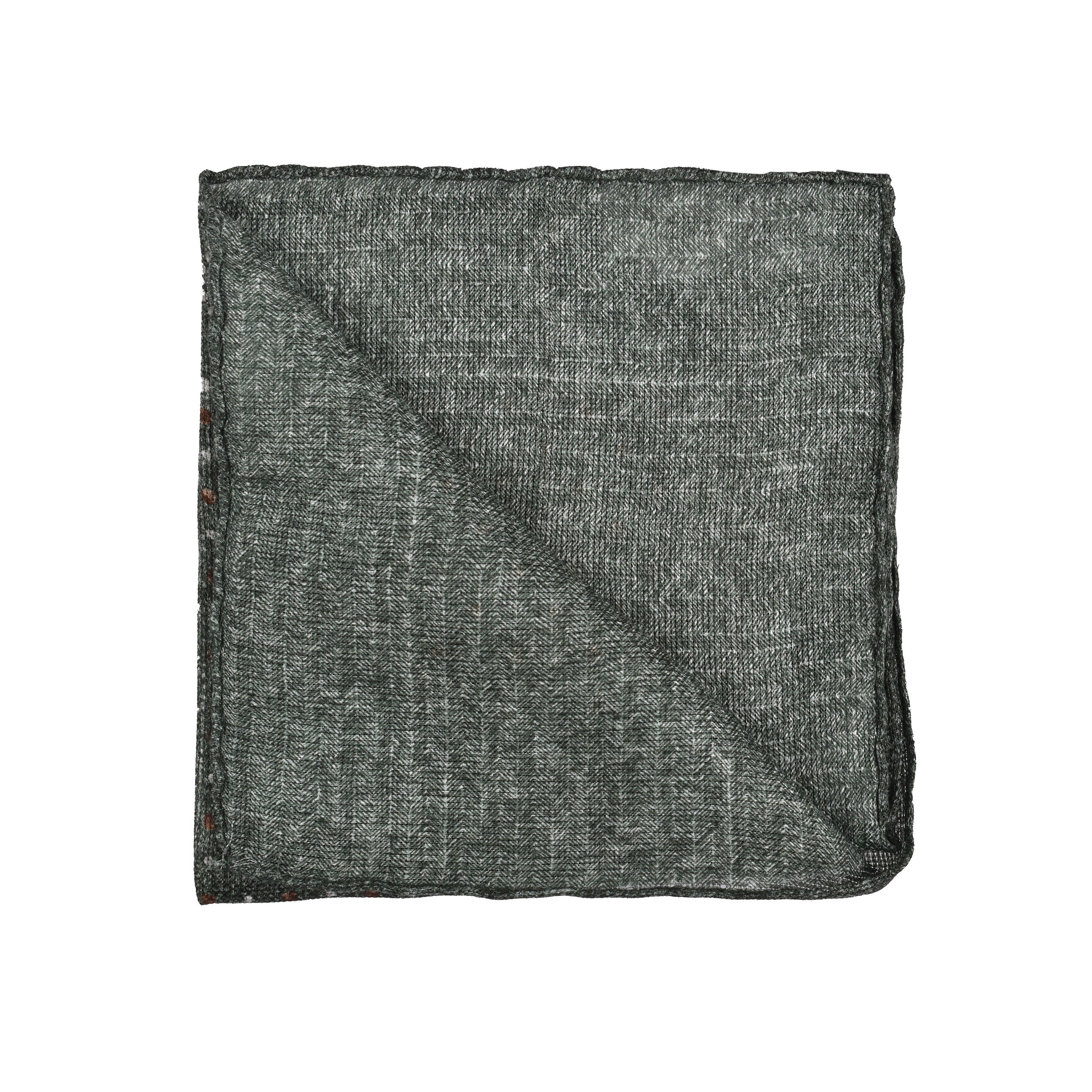 BRUNELLO CUCINELLI MEN'S LINEN BLEND POCKET SQUARE