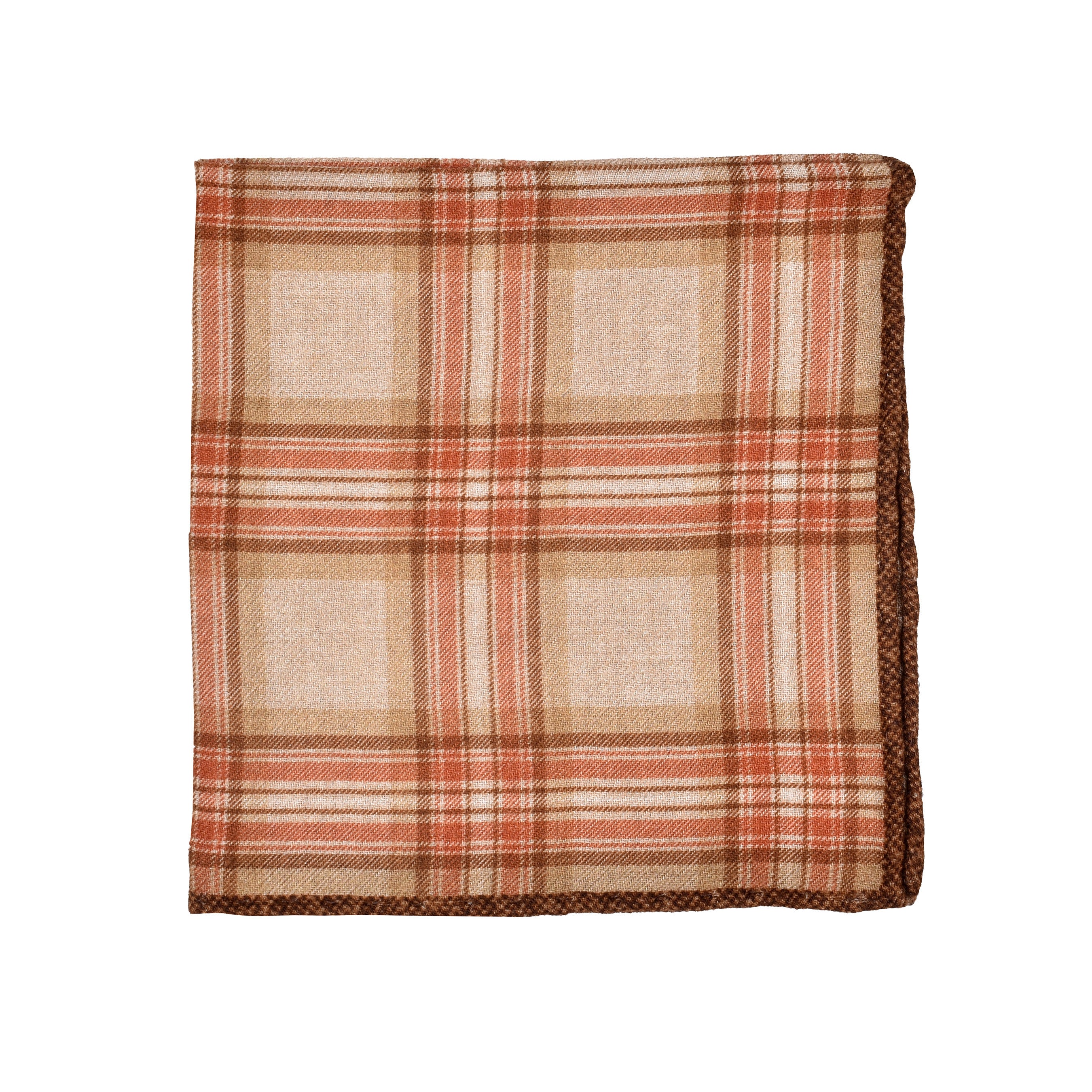 BRUNELLO CUCINELLI MEN'S 100% WOOL POCKET SQUARE NEW