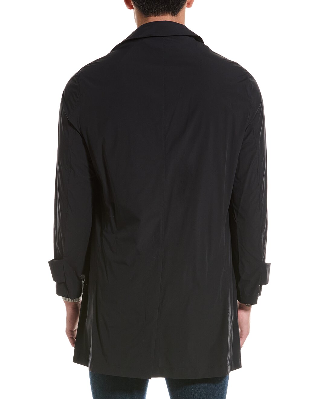 BRUNELLO CUCINELLI MEN'S BLUE STRETCH RELAXED JACKET