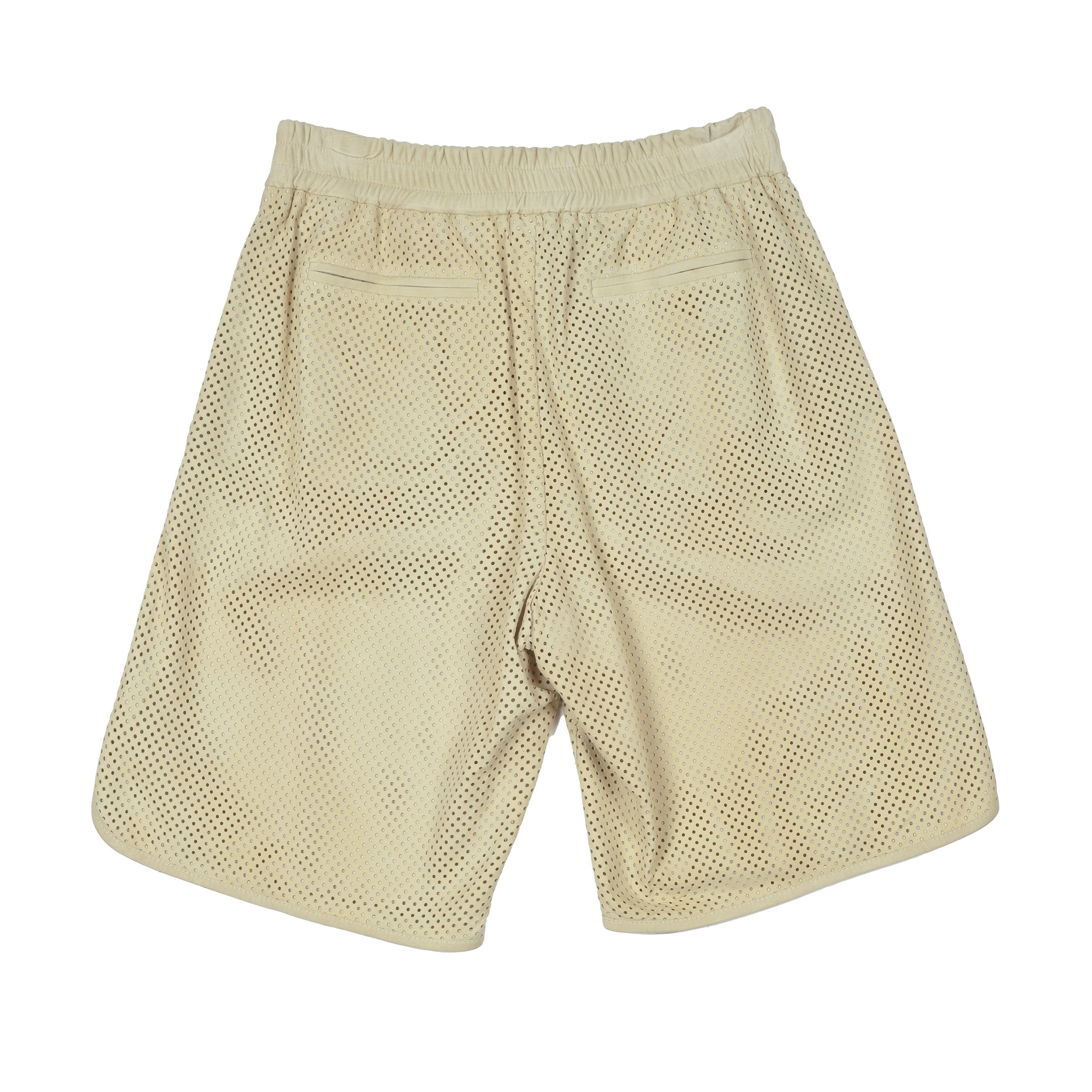 BRUNELLO CUCINELLI WOMEN'S OFF WHITE LEATHER SHORTS