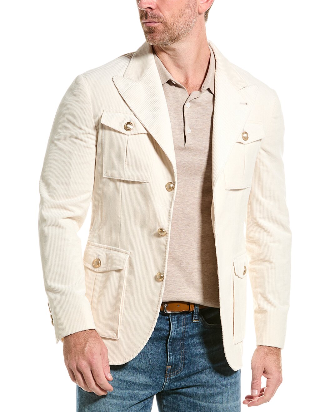 BRUNELLO CUCINELLI MEN'S BLAZER ML4637BDD_C2976 NWT