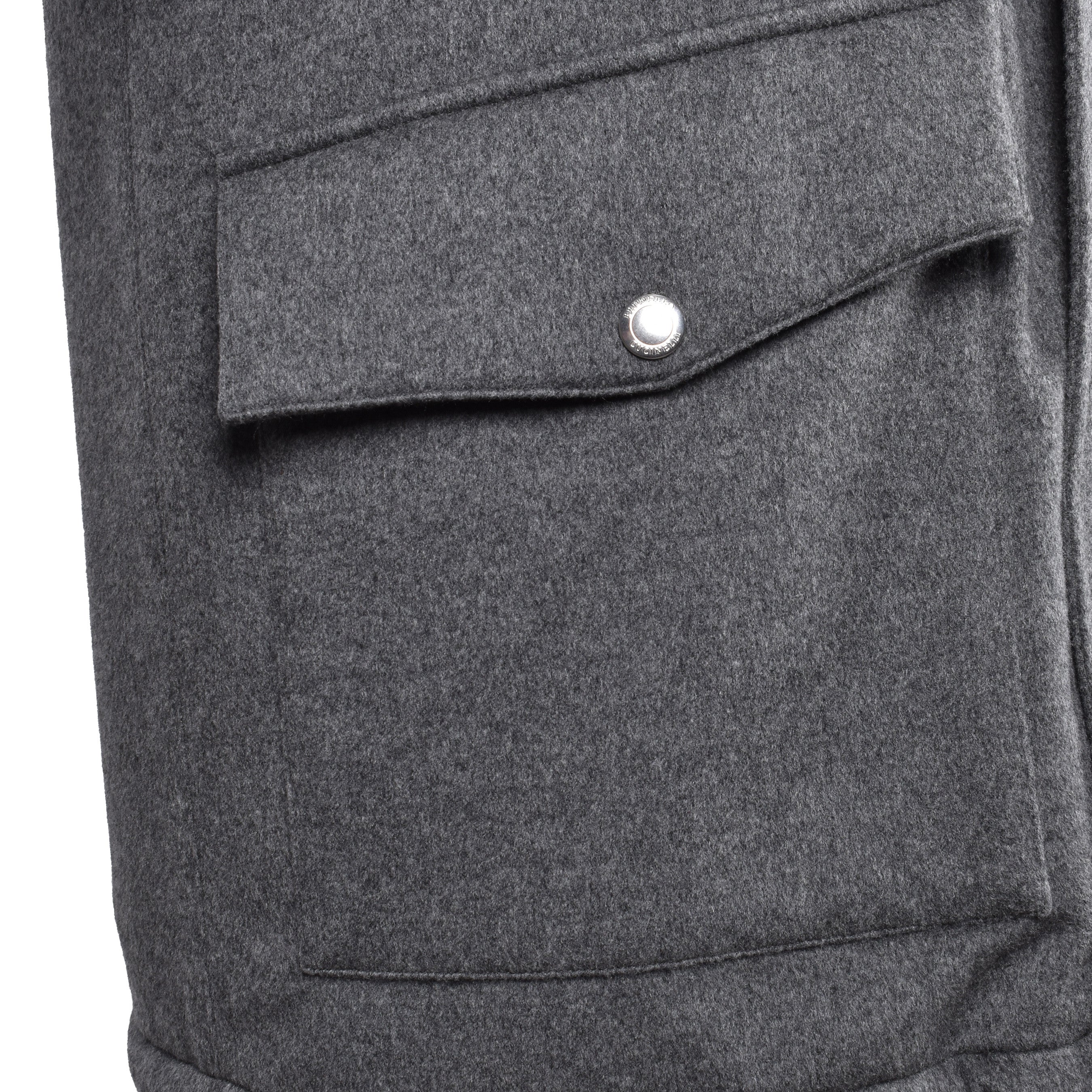 BRUNELLO CUCINELLI MEN'S SHEARLING LINED DOWN FILLED 100% CASHMERE PARKA/COAT