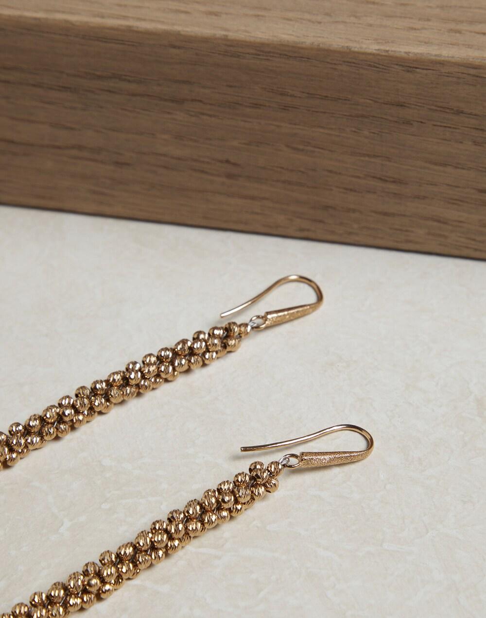BRUNELLO CUCINELLI WOMEN'S GOLD BRAIDED DROP EARRINGS