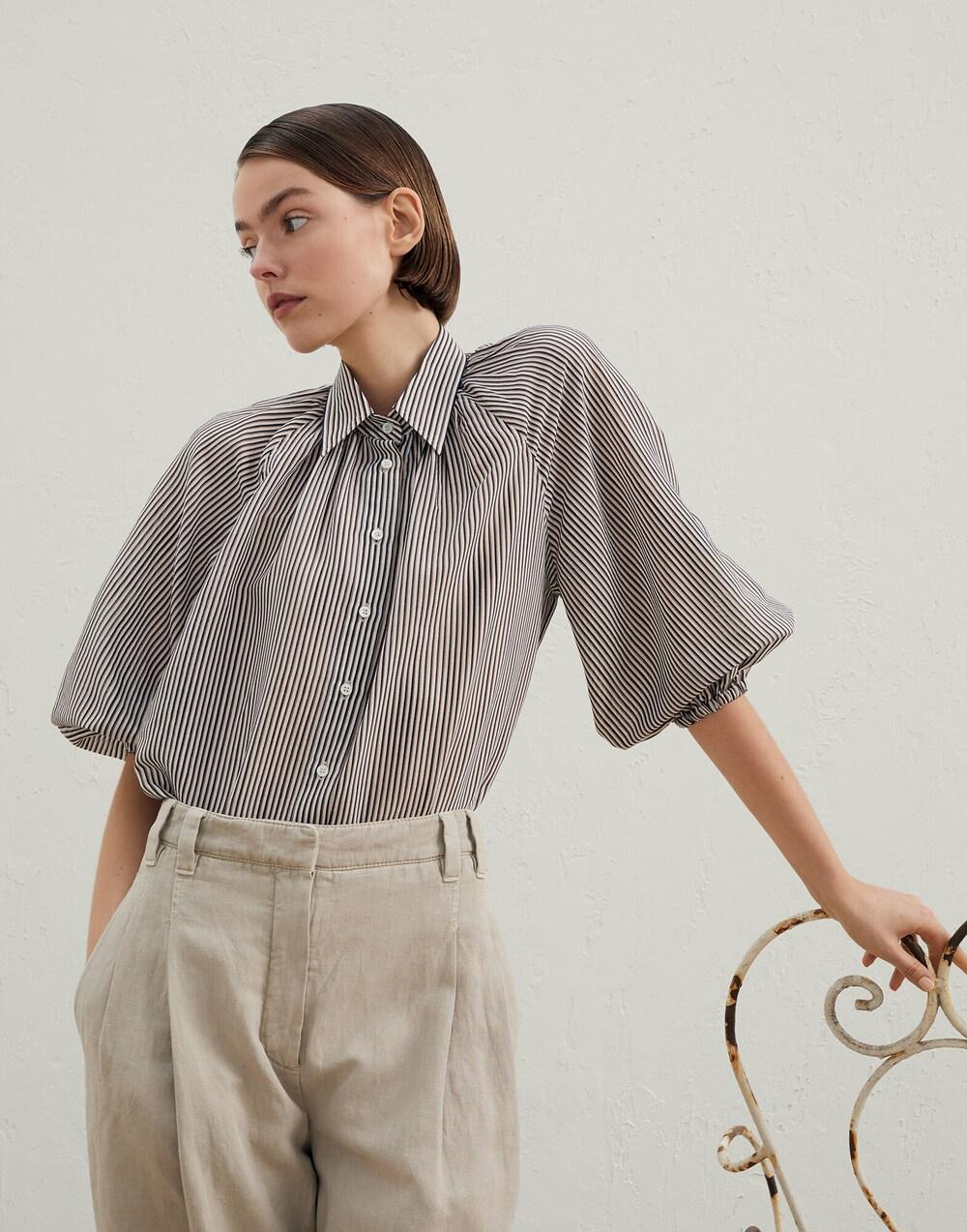 BRUNELLO CUCINELLI WOMEN'S SHIRT ML961MK106_C306 NWT