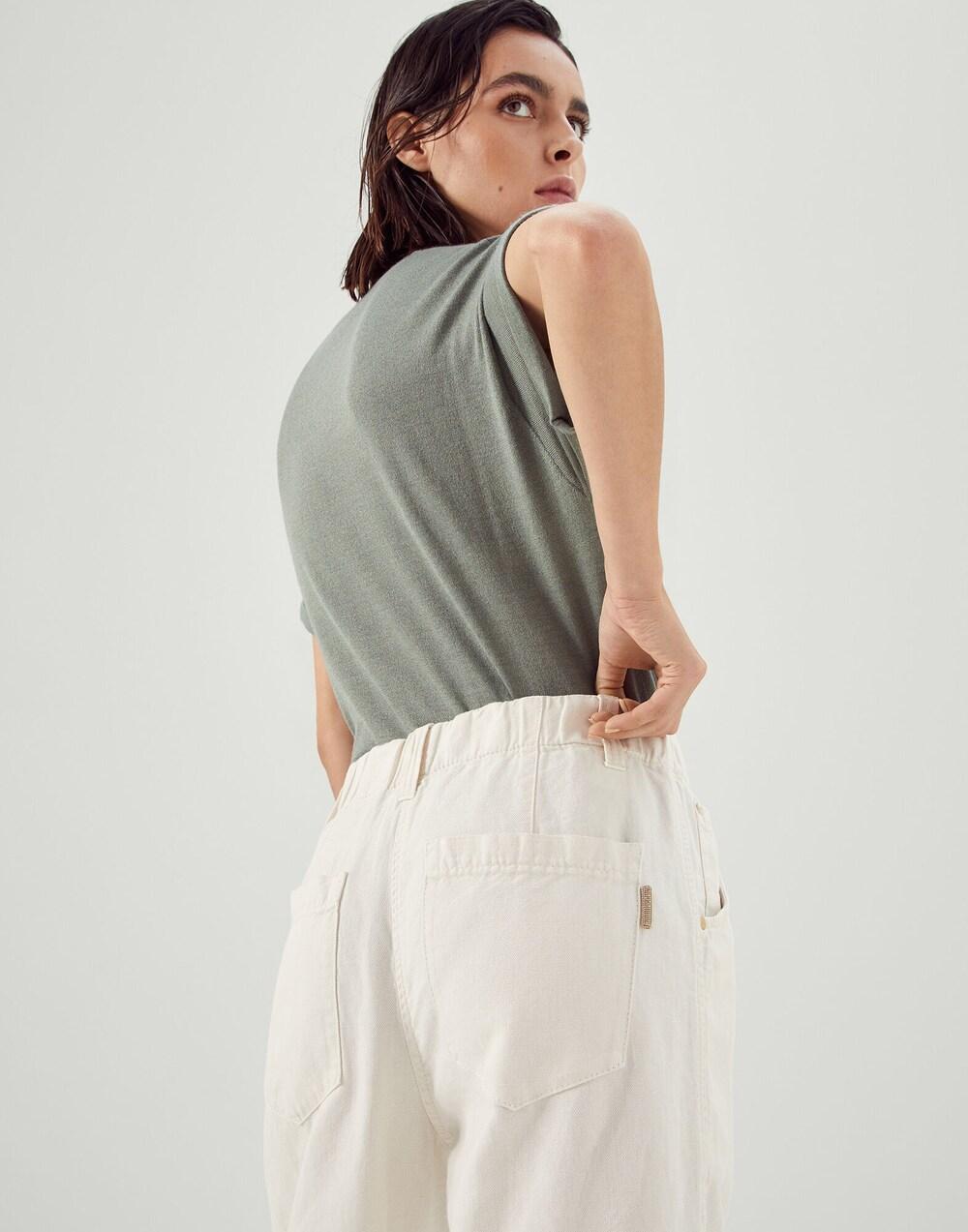 BRUNELLO CUCINELLI WOMEN'S PANTS ML996P5802_C8739 NWT