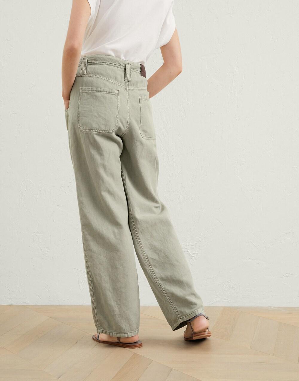 BRUNELLO CUCINELLI WOMEN'S PANTS ML996P5806_C8694 NWT