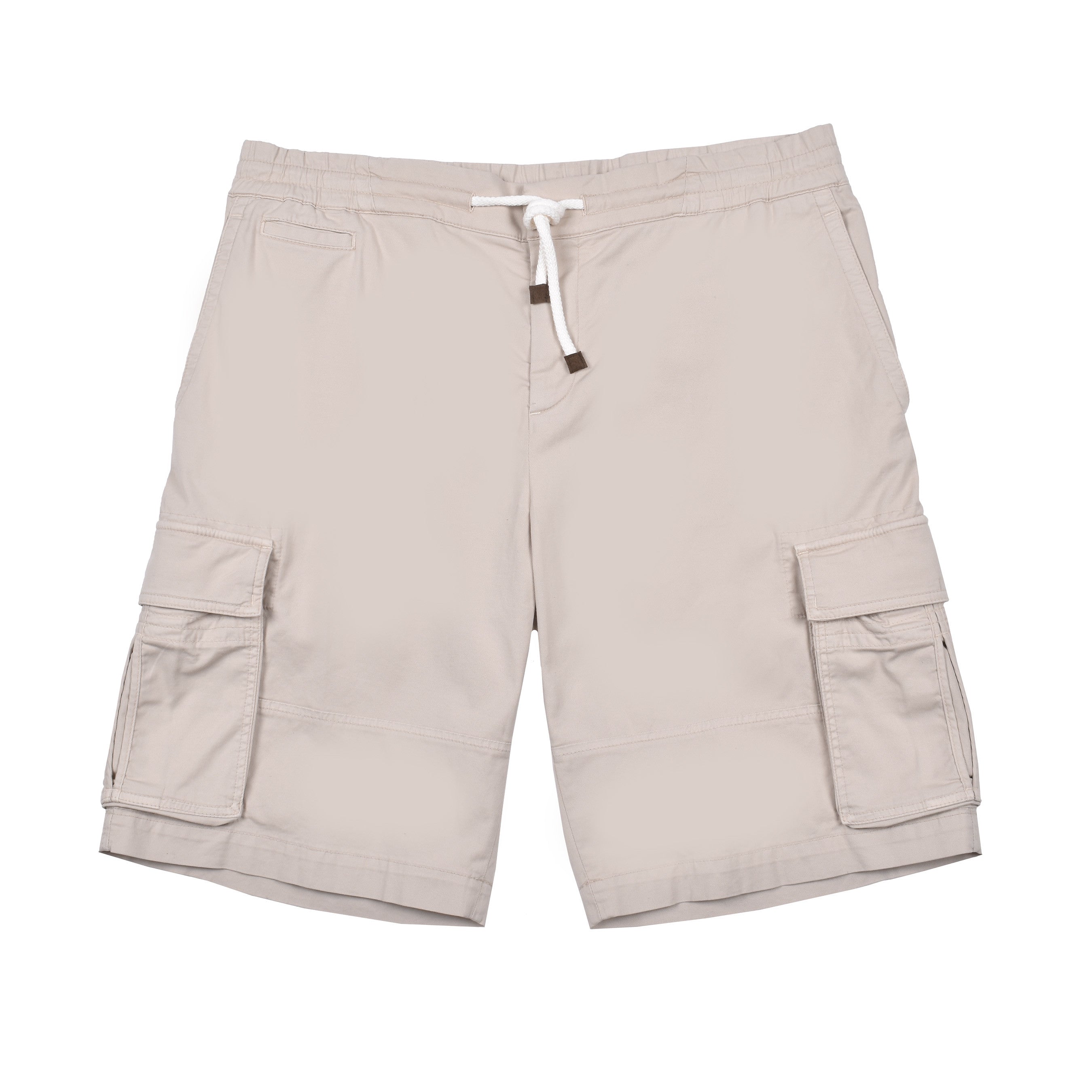 BRUNELLO CUCINELLI MEN'S COTTON MULTI POCKET CASUAL CARGO SHORTS