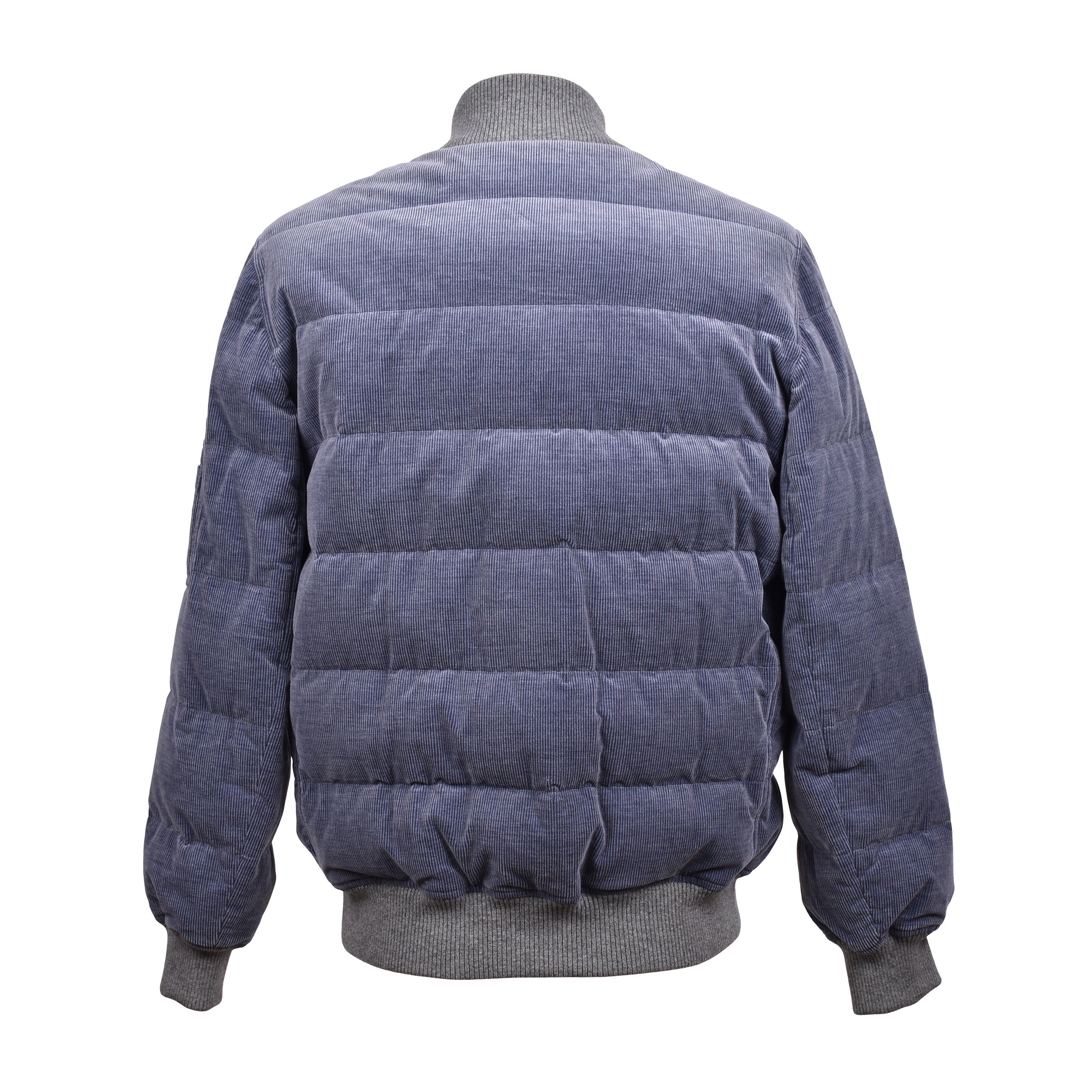 BRUNELLO CUCINELLI MEN'S CASHMERE BOMBER STYLE PUFFER OUTERWEAR JACKET/PARKA