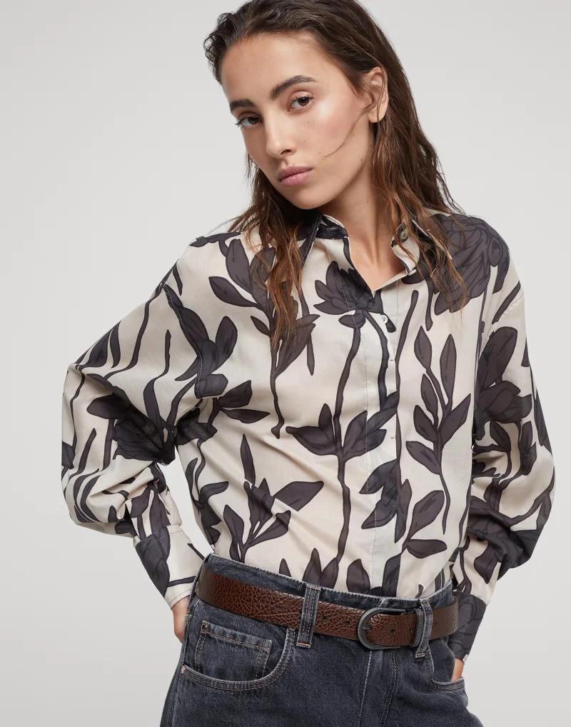 BRUNELLO CUCINELLI WOMEN'S SHIRT ML938RC516_C6013 NWT