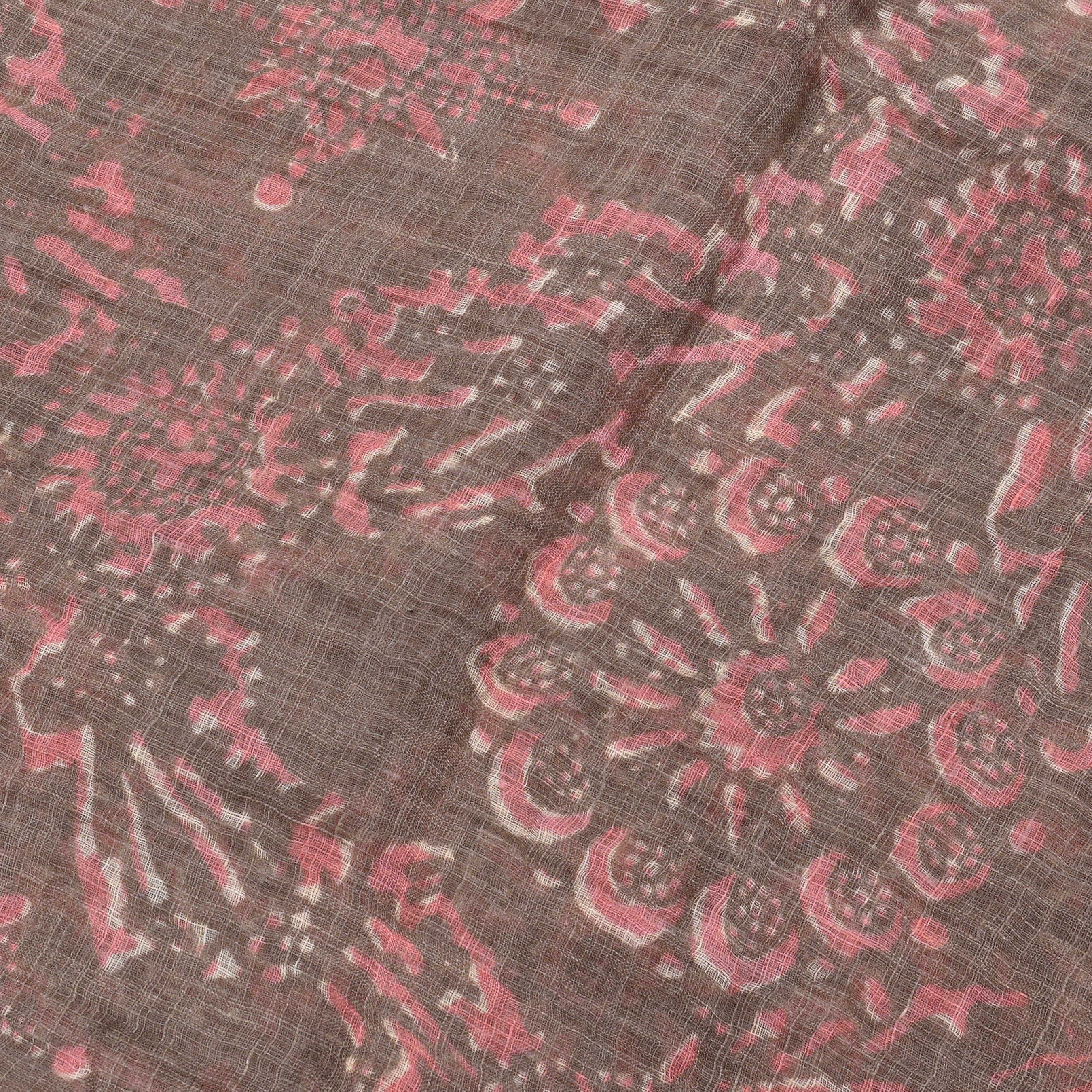 BRUNELLO CUCINELLI WOMEN'S 100% LINEN MULTI COLOR FLORAL SCARF