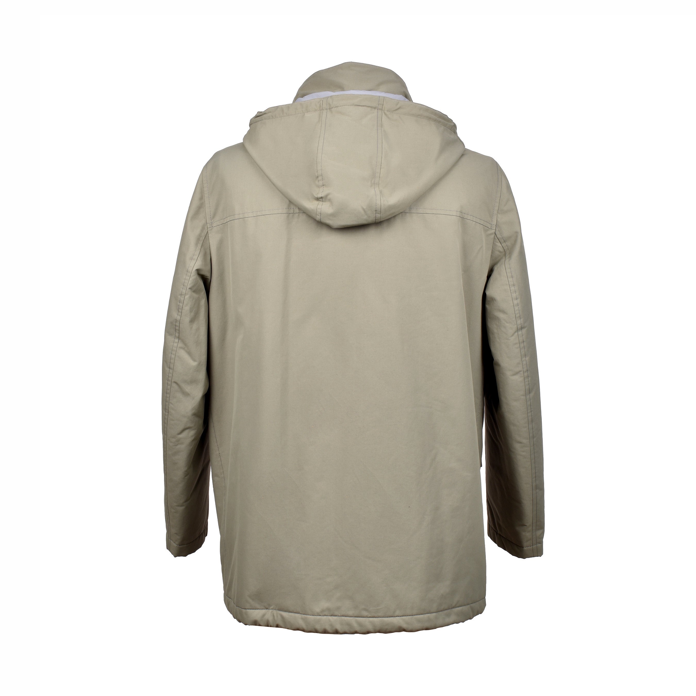 BRUNELLO CUCINELLI MEN'S SAGE GREEN DOWN FILLED PUFFER JACKET/PARKA