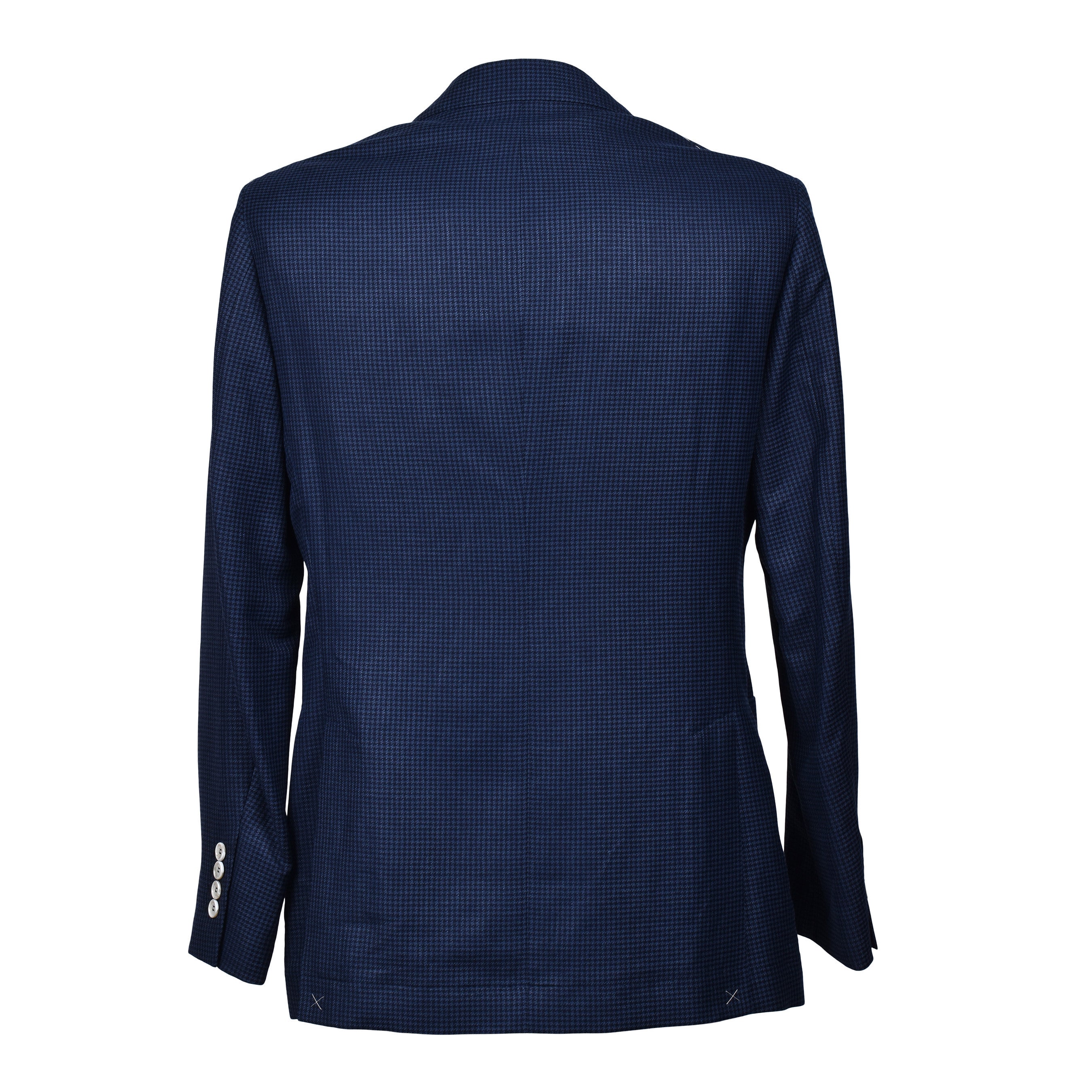BRUNELLO CUCINELLI MEN'S HOUND'S TOOTH 3 BUTTON DOUBLE BREASTED CASUAL SUIT NEW