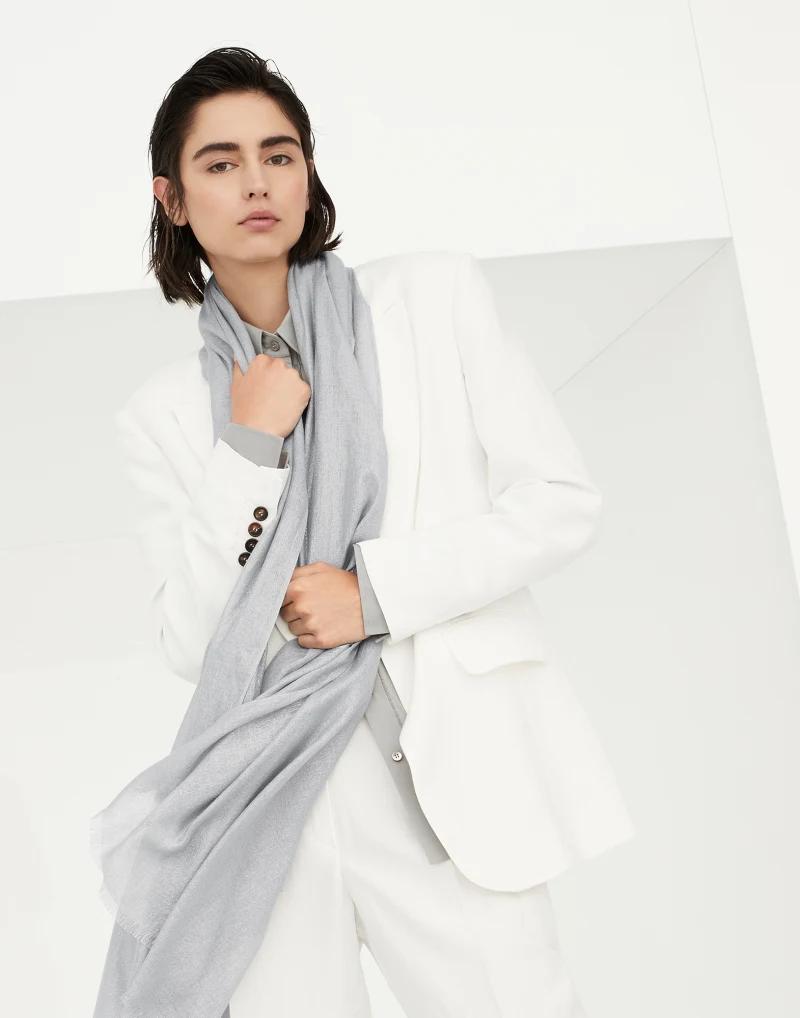 BRUNELLO CUCINELLI WOMEN'S SCARF MSCDAR097_C8943 NWT